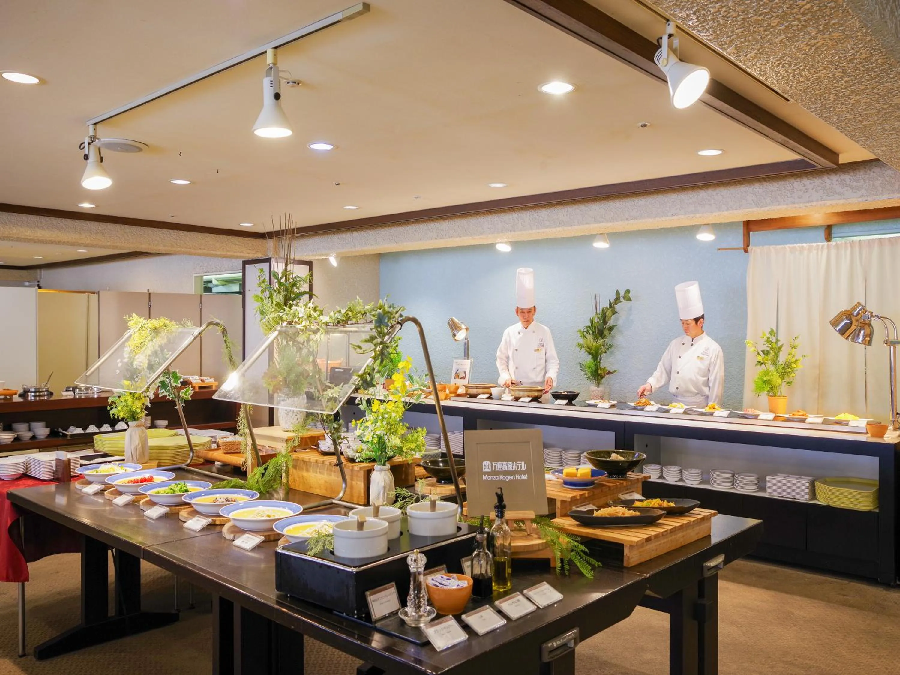 Meals in Manza Kogen Hotel