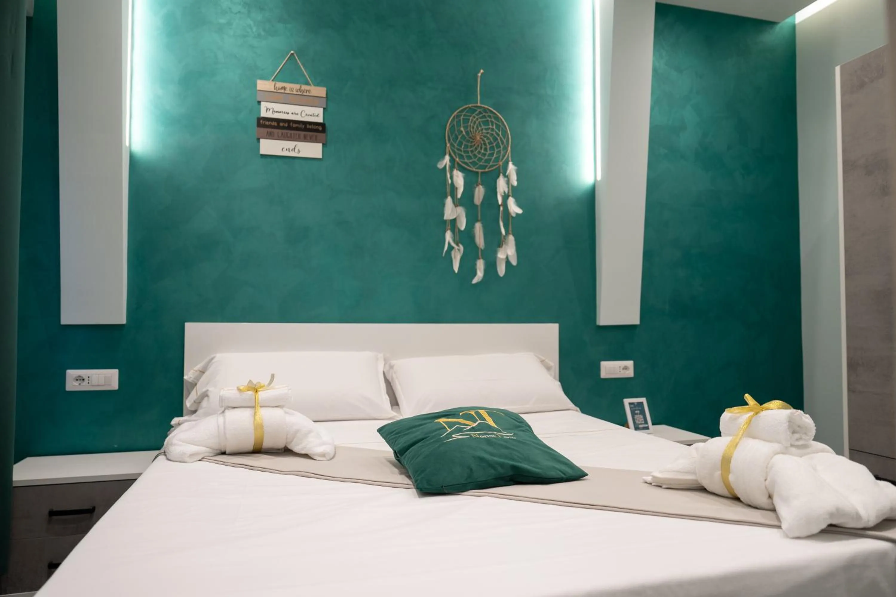 Bed in Napolitano Rooms - Central Station