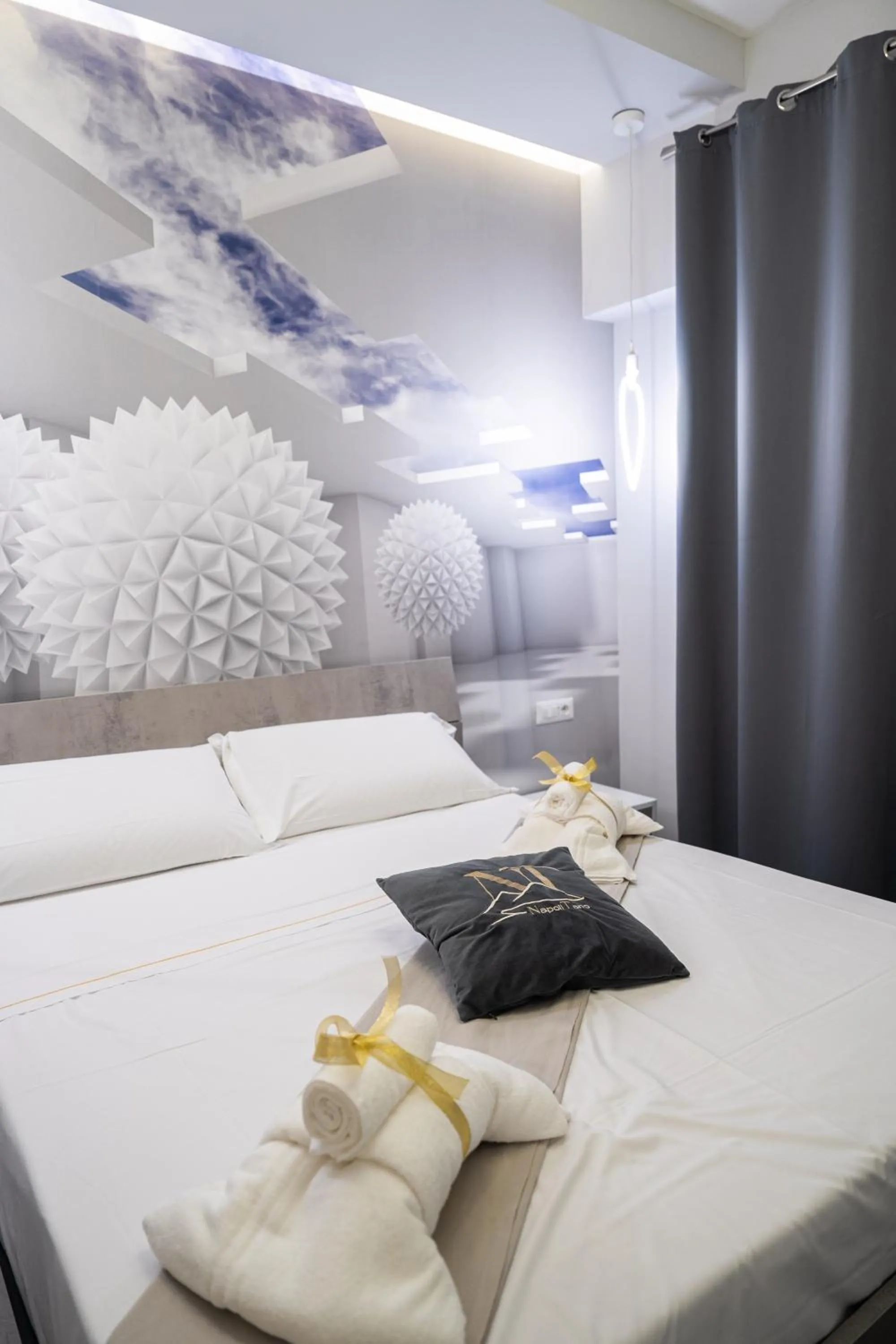 Bed in Napolitano Rooms - Central Station