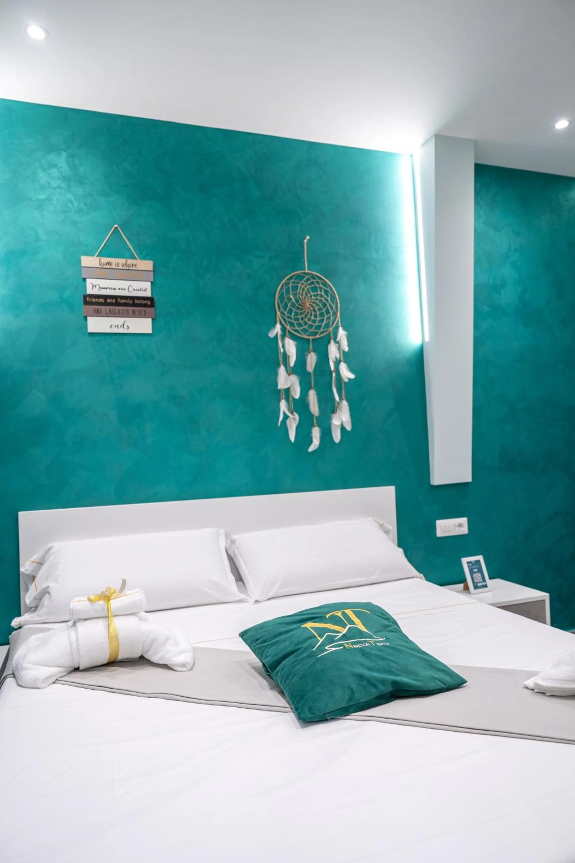 Bed in Napolitano Rooms - Central Station