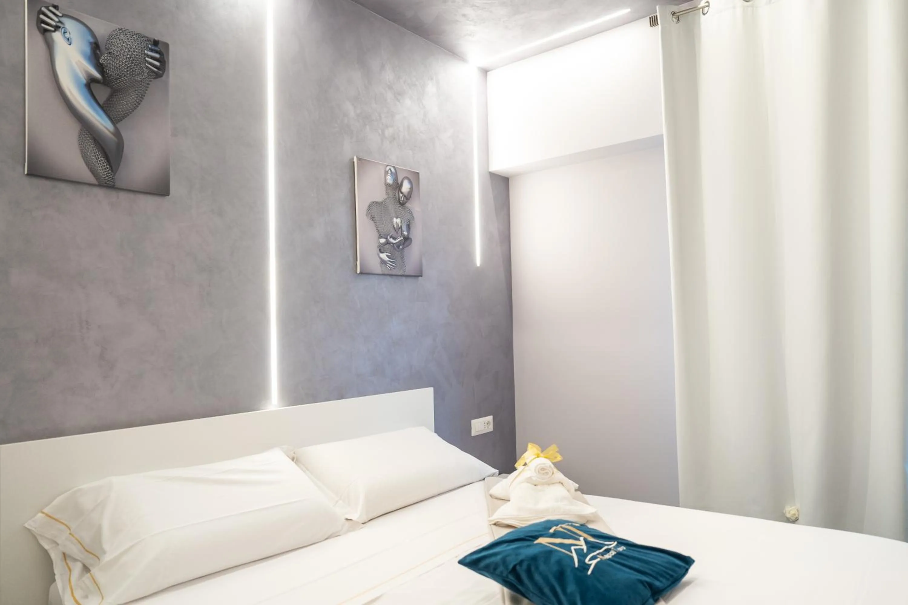 Bed in Napolitano Rooms - Central Station