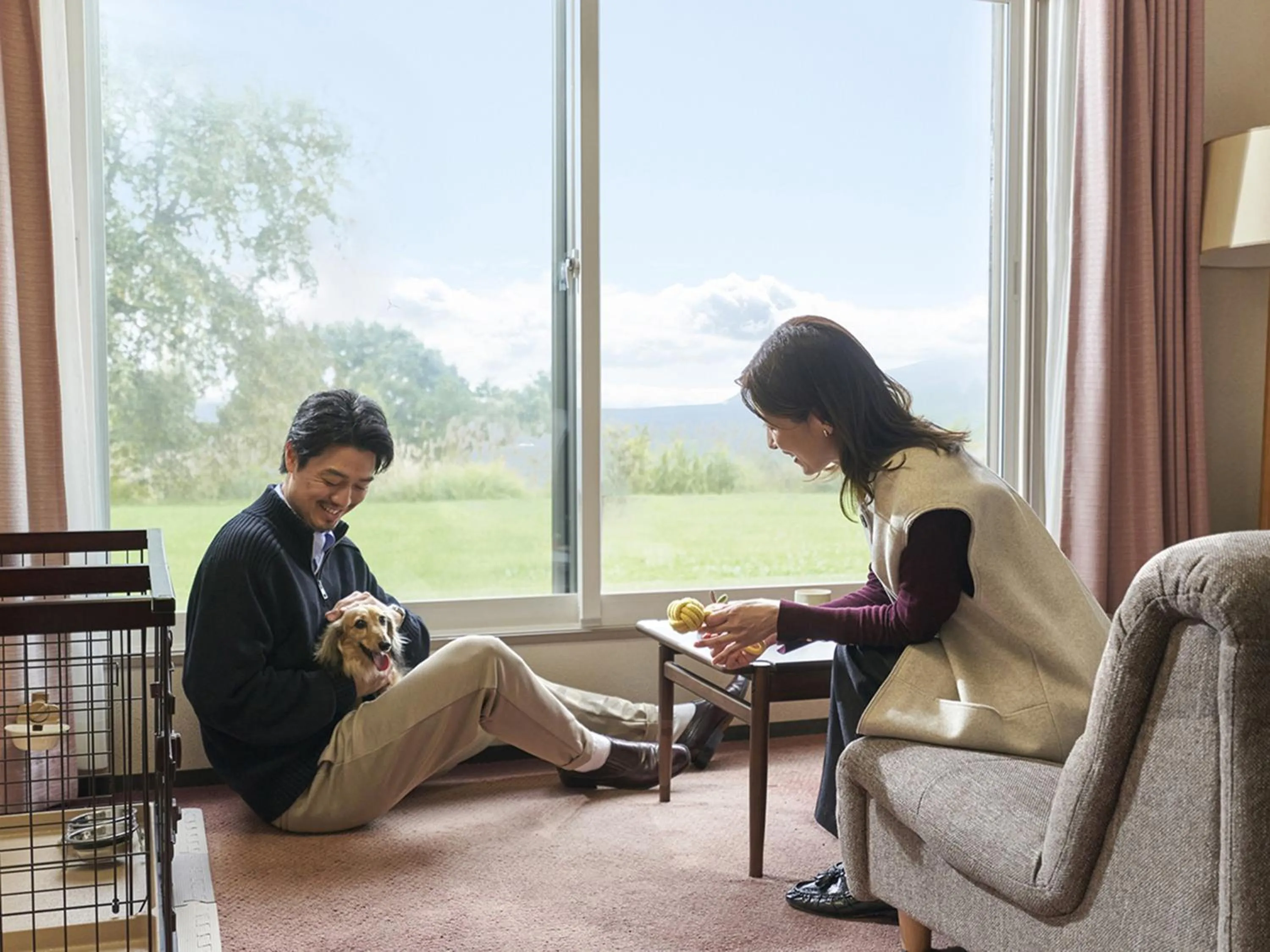 Living room in Tsumagoi Prince Hotel