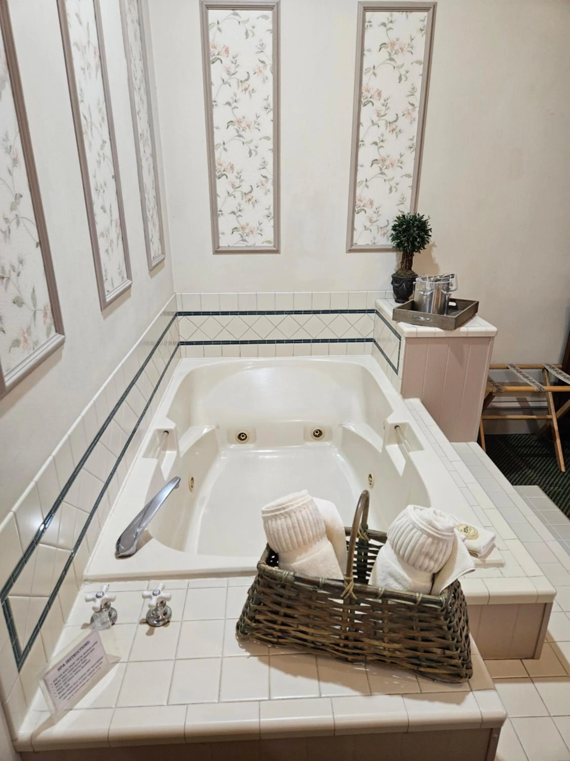 Hot Tub in Hotel Planter