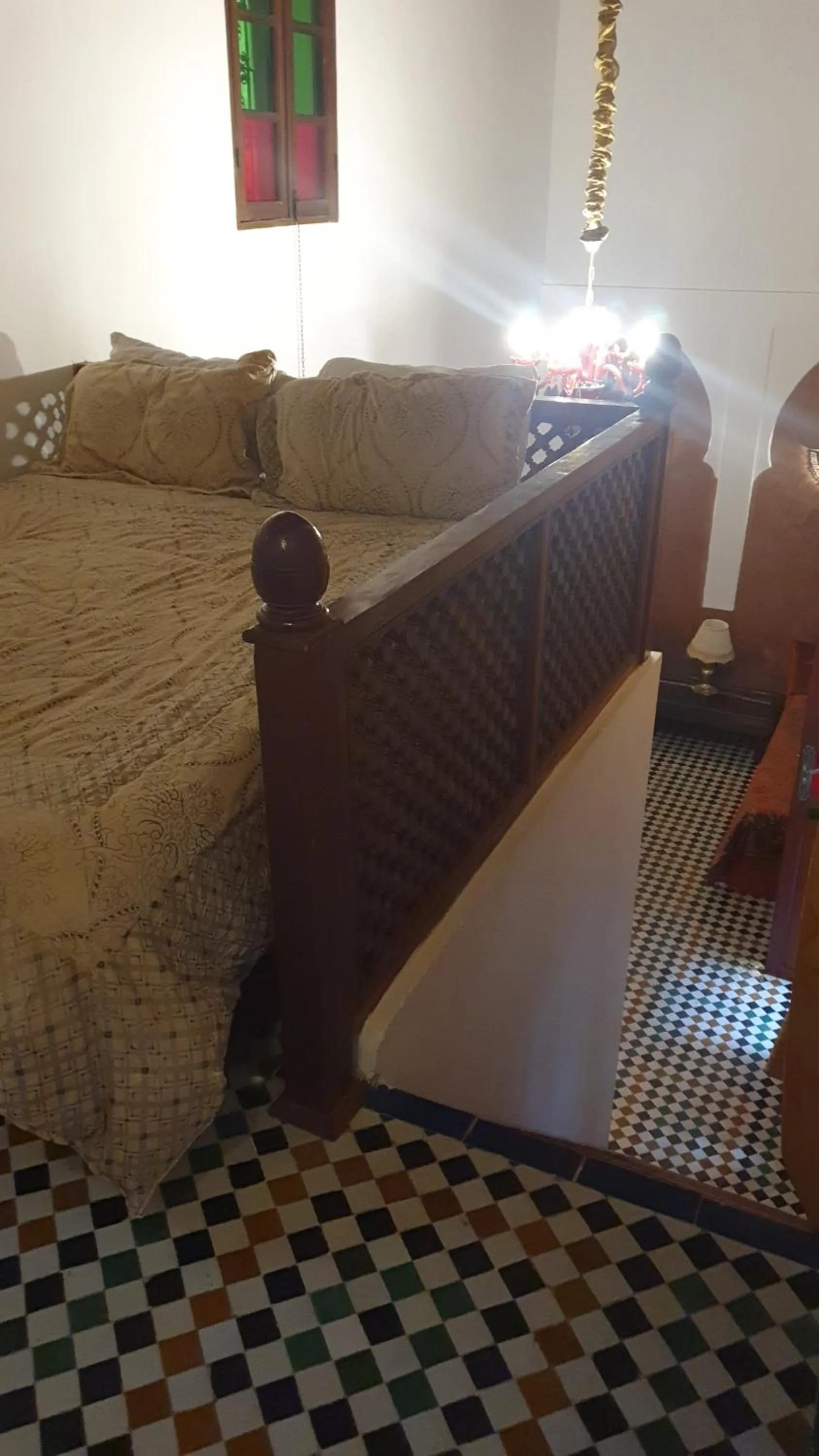 Bed in Riad Noujoum Medina