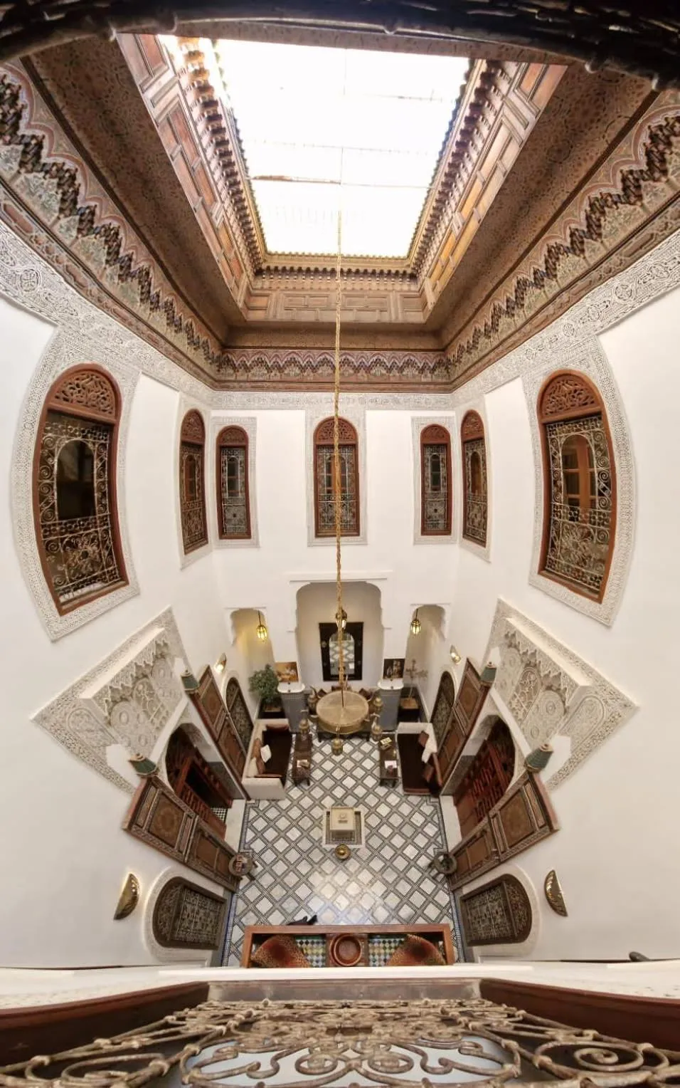 Living room, Restaurant/Places to Eat in Riad Noujoum Medina