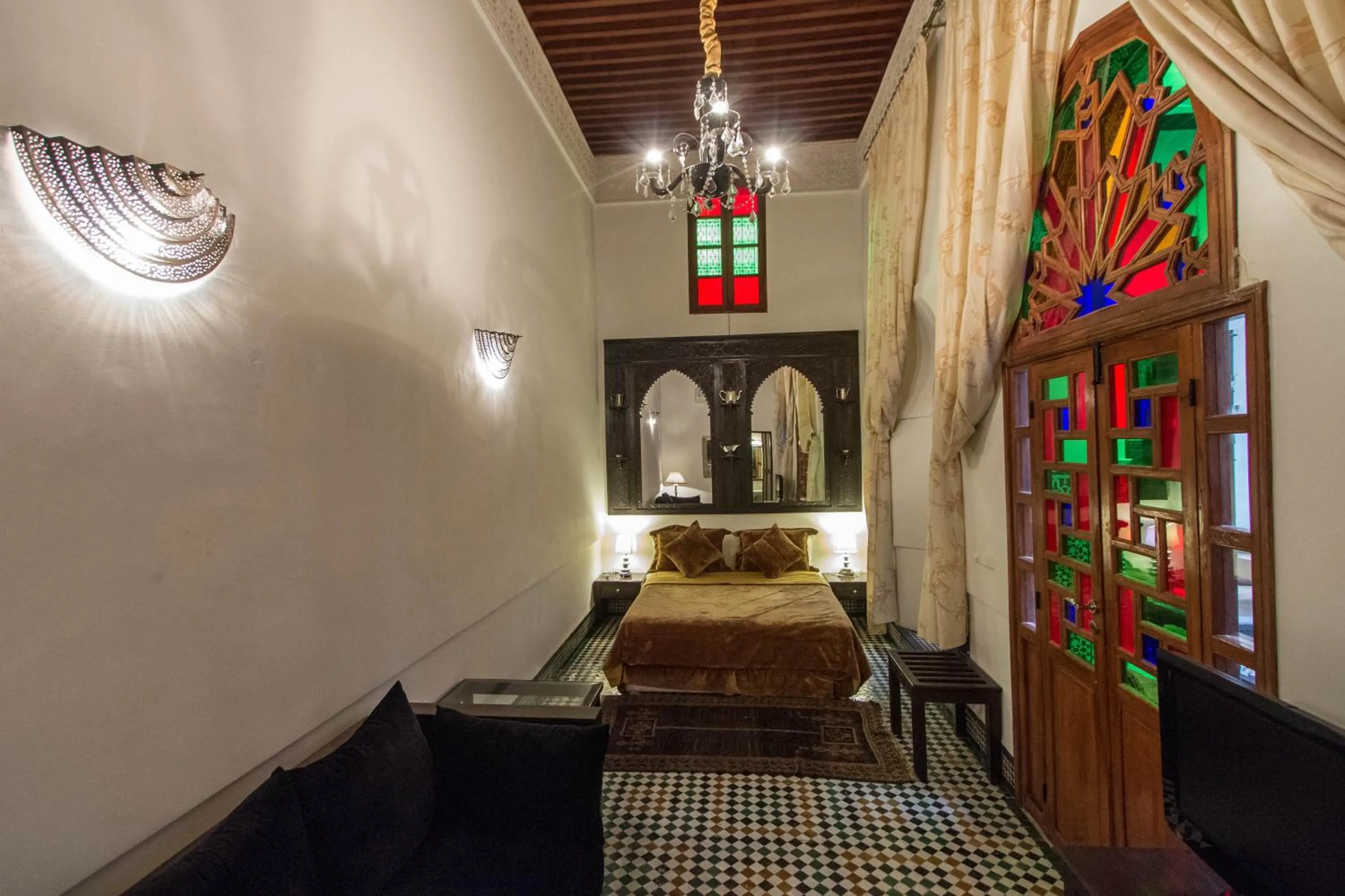 Photo of the whole room in Riad Noujoum Medina
