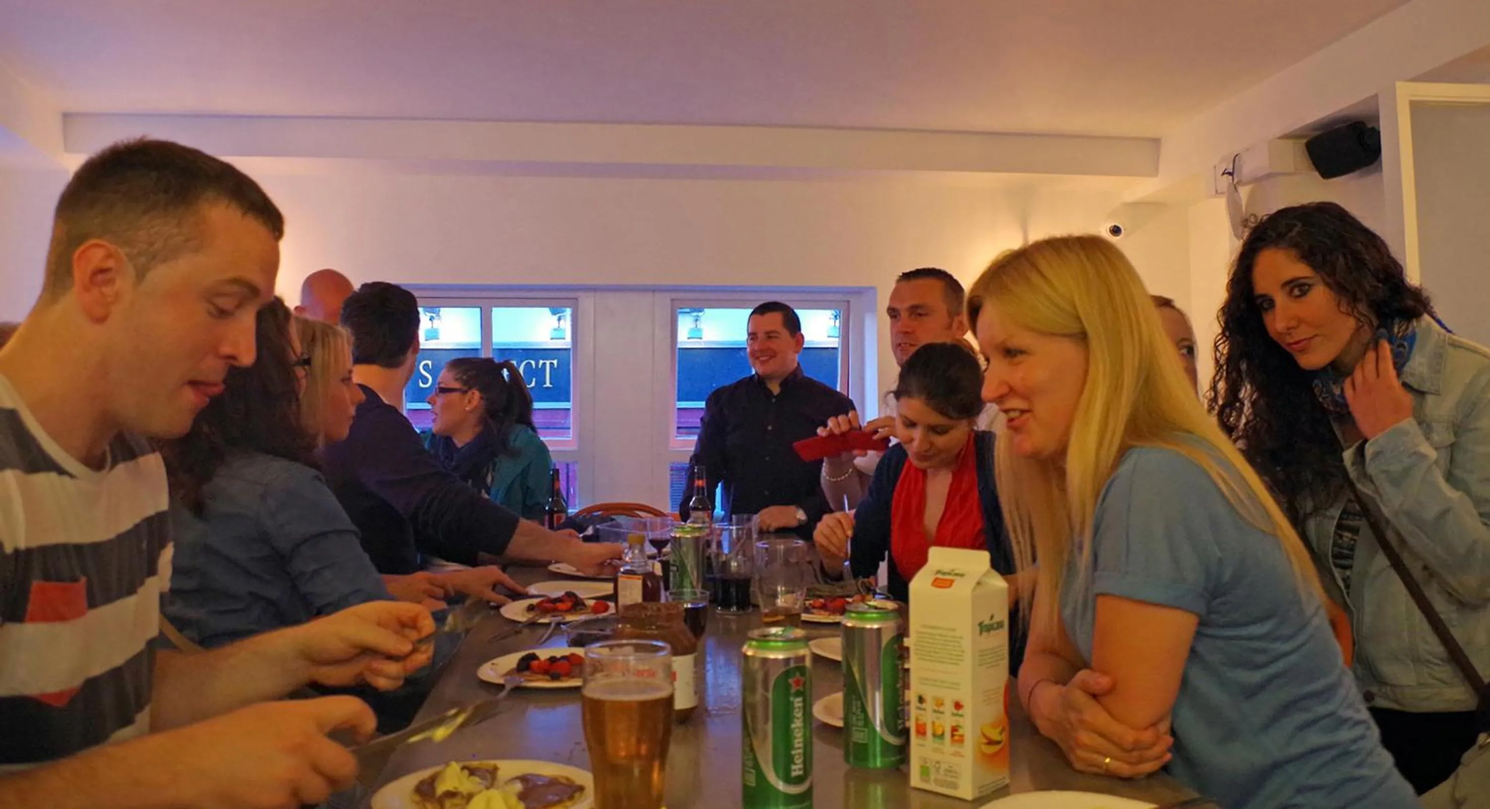 Communal lounge/ TV room in Galway City Hostel - Solo Traveller Hostel