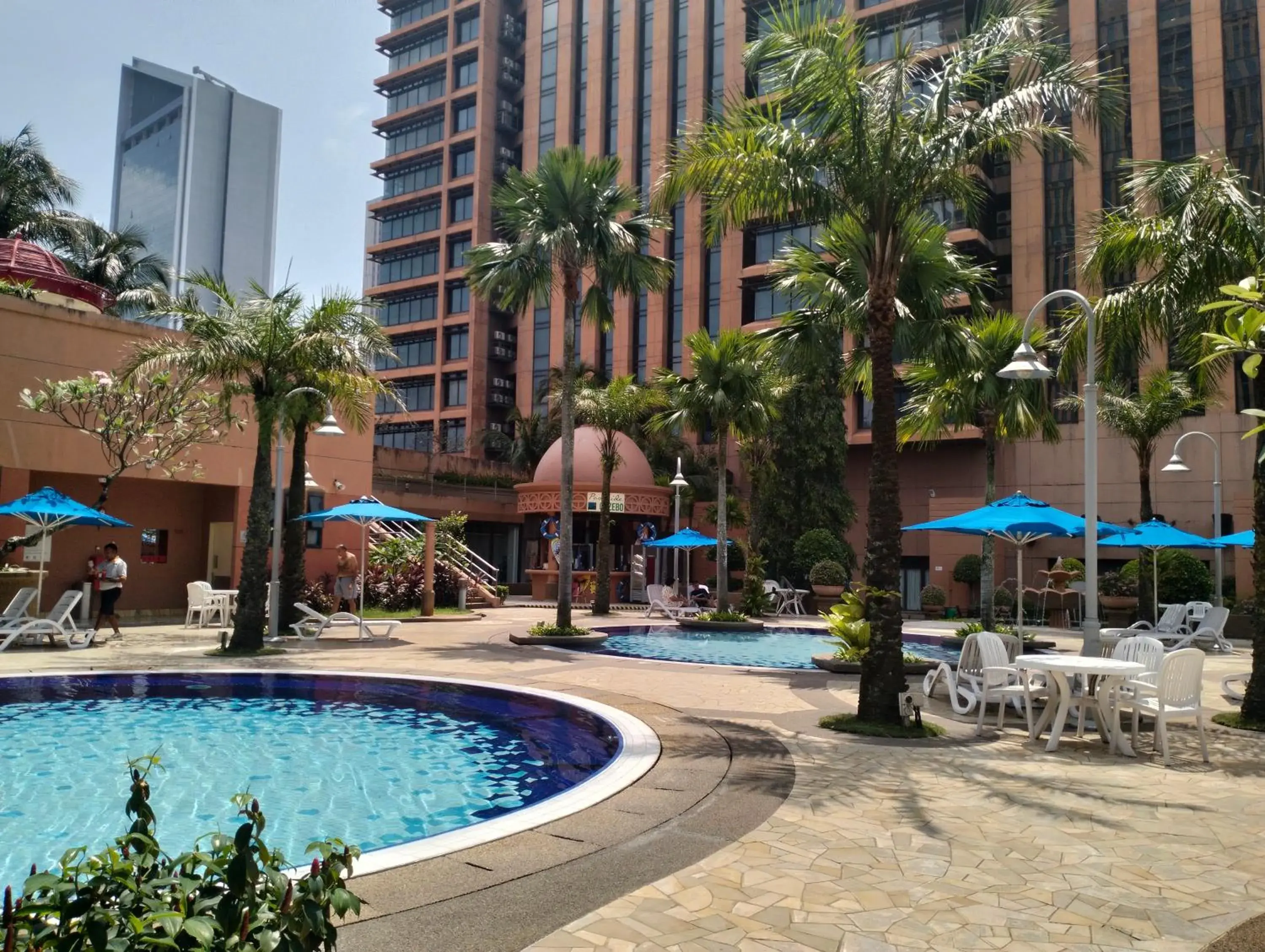 Pool view in Luxy Service Apartment at Times Square KL Pool view in Luxy Service Apartment at Times Square KL