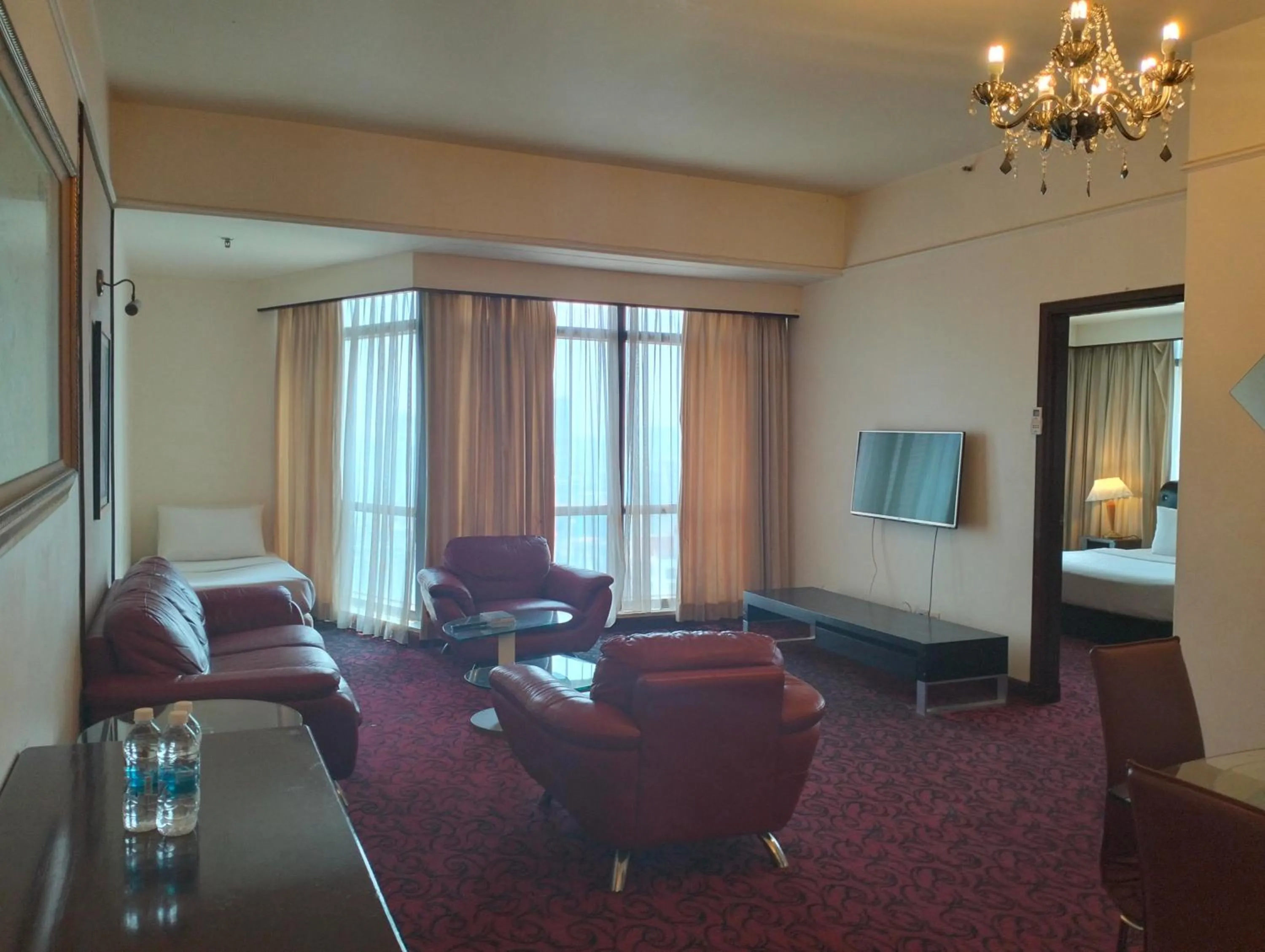 TV and multimedia in Luxy Service Apartment at Times Square KL