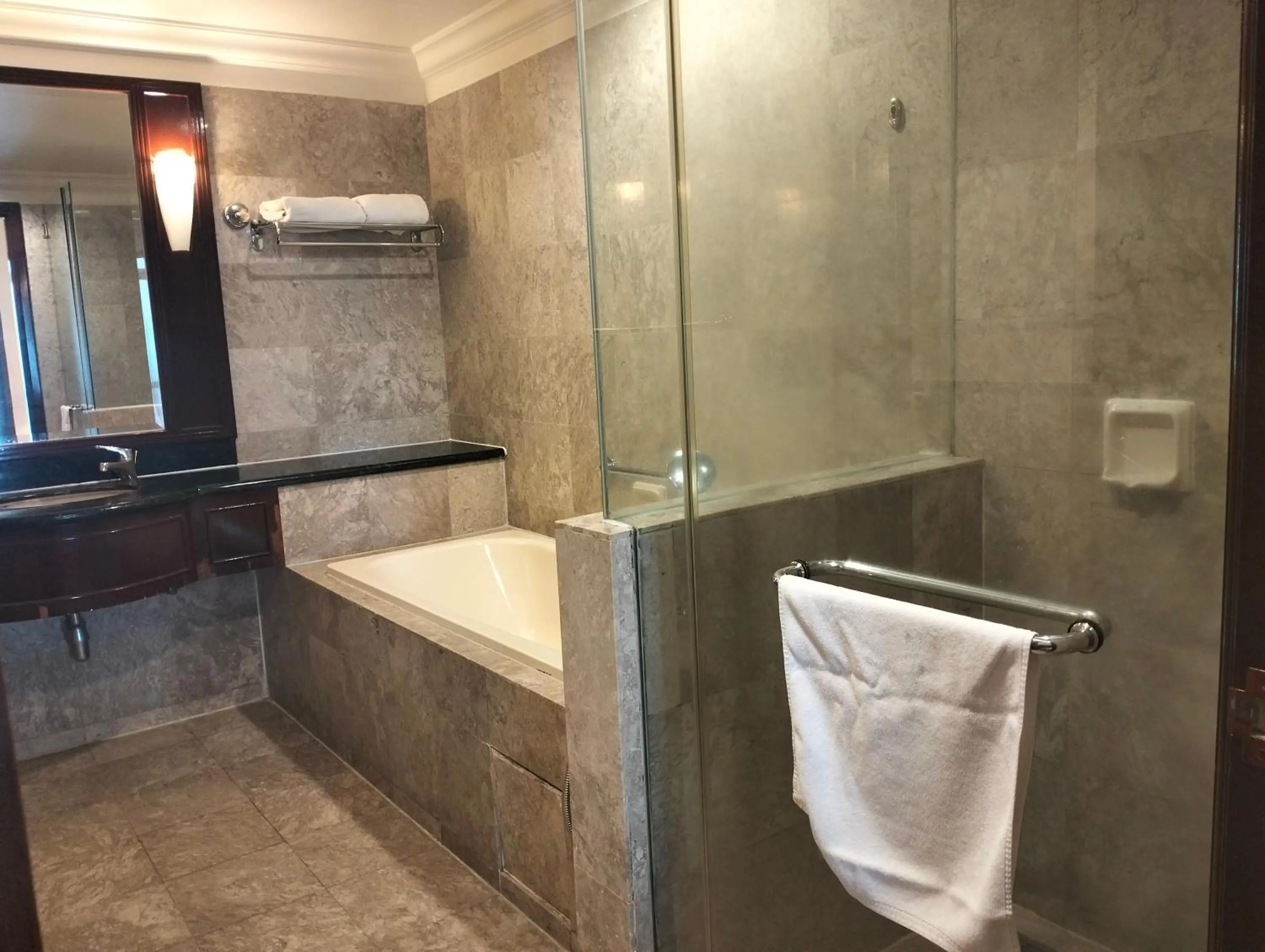 Shower in Luxy Service Apartment at Times Square KL