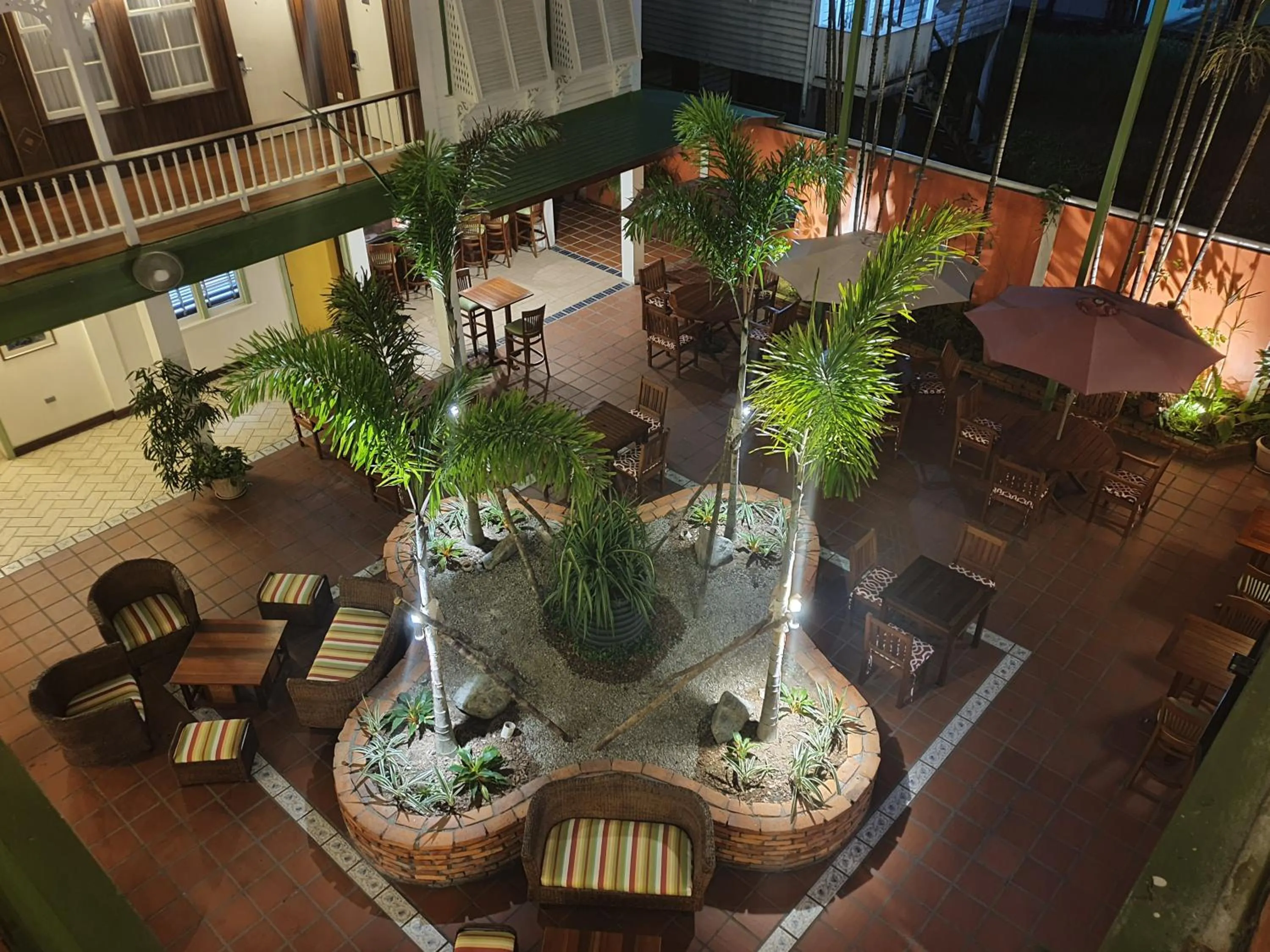 Patio in Cara Lodge Hotel