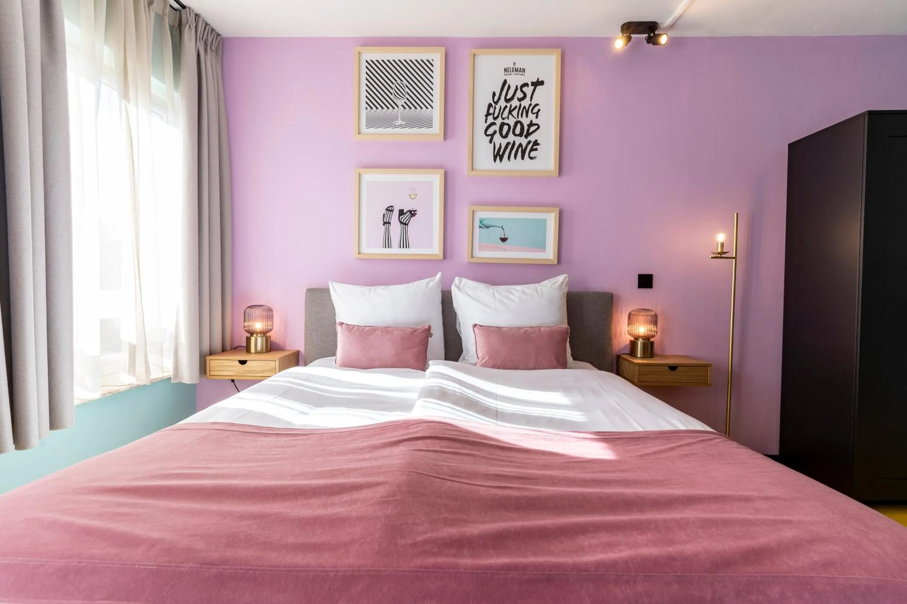 Bed in Dormio Wijnhotel Valkenburg