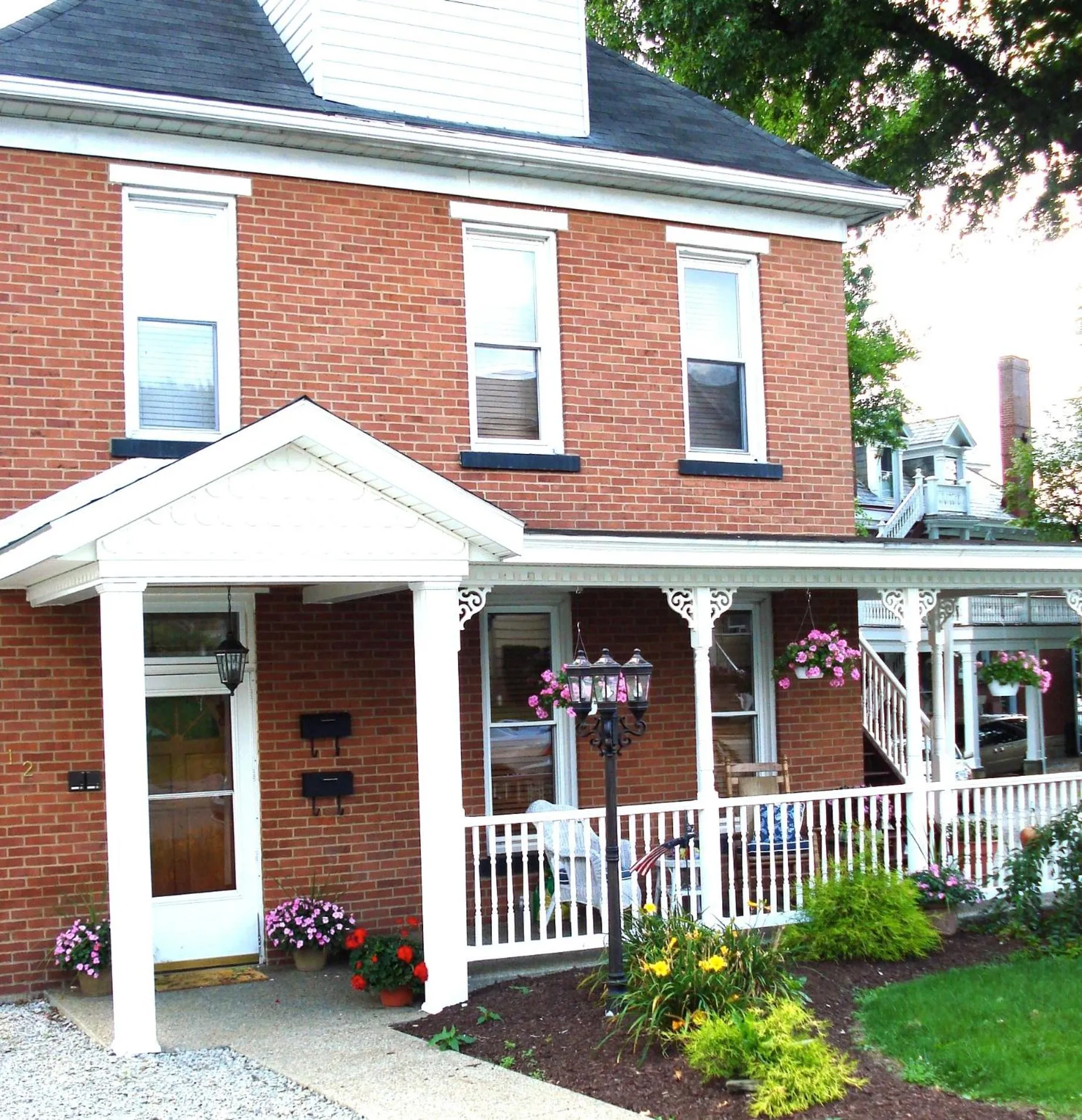 Facade/entrance in South Broadway Manor B&B - Near Fallingwater, Ohiopyle State Park, Hiking & Biking trails GAP