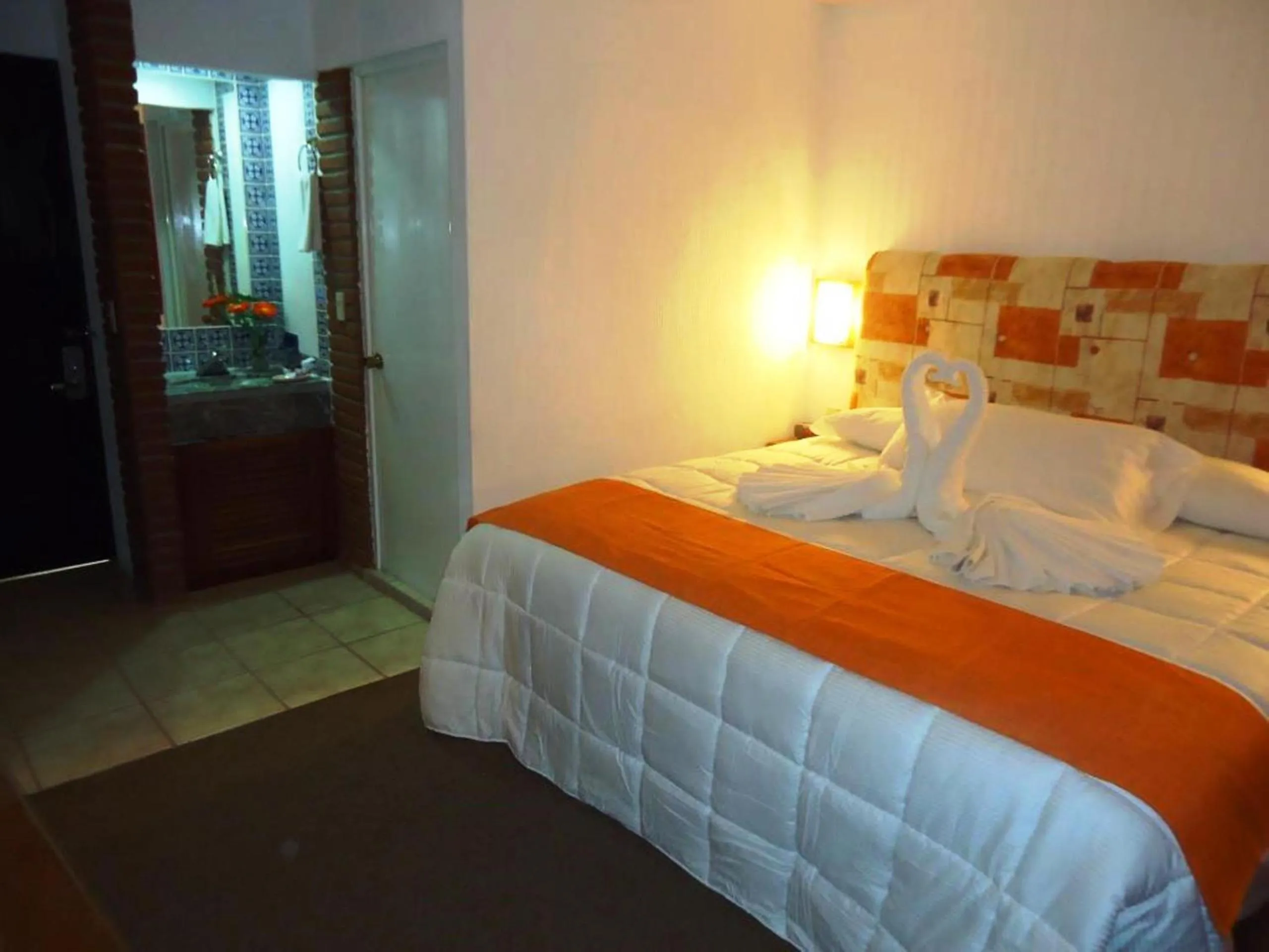 Bed in Hotel Villa de Cortez