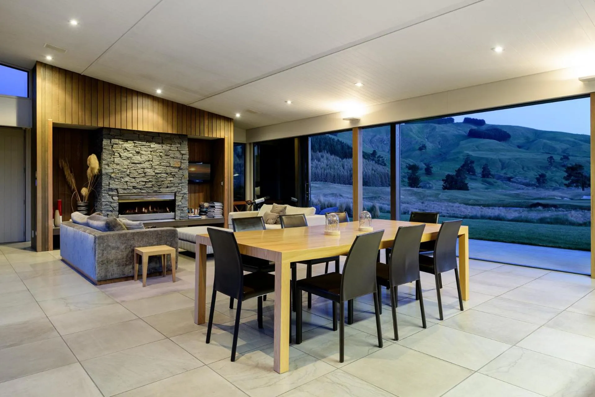 Dining area in Dunalistair House at The Kinloch Club Golf Course