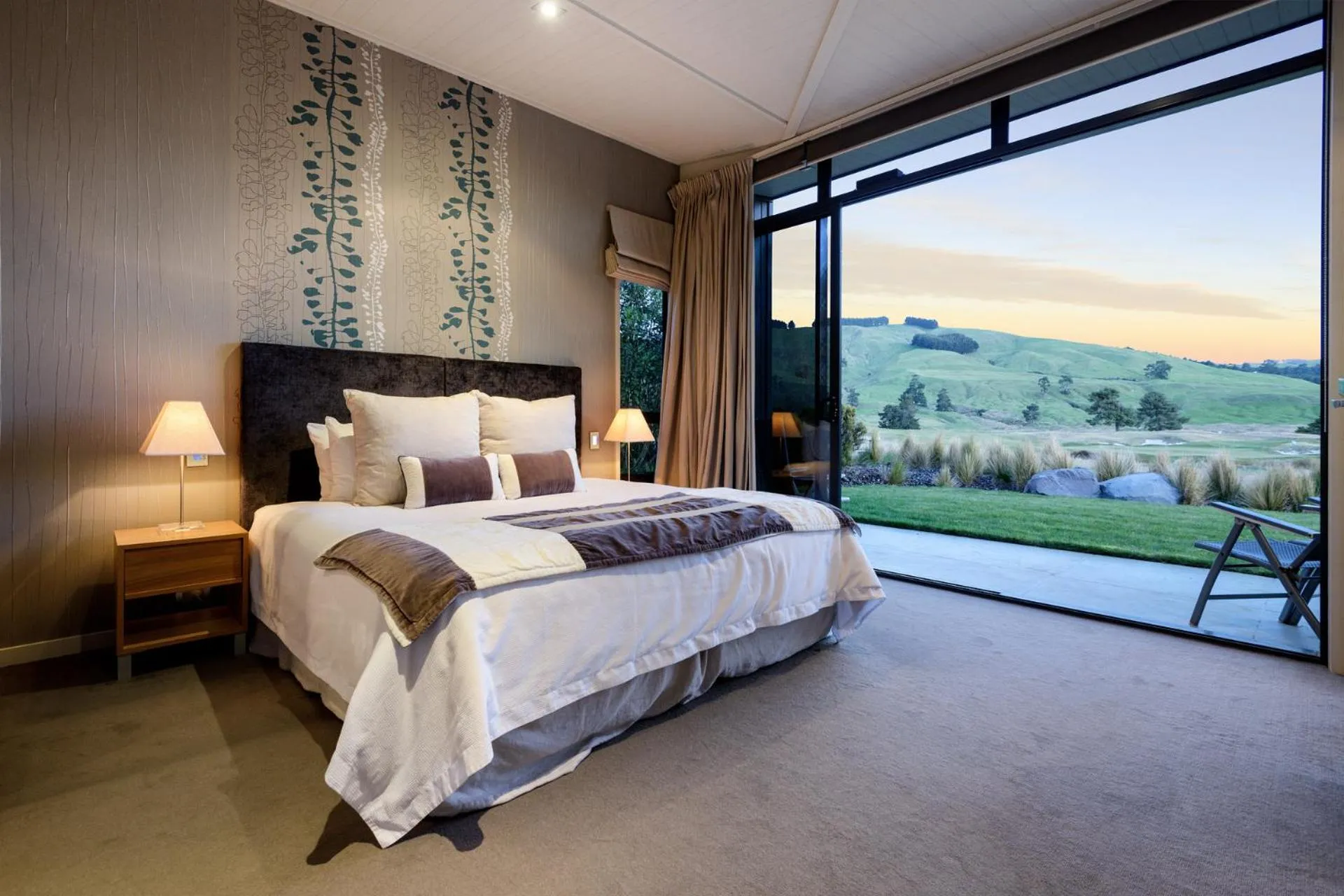 Bedroom in Dunalistair House at The Kinloch Club Golf Course