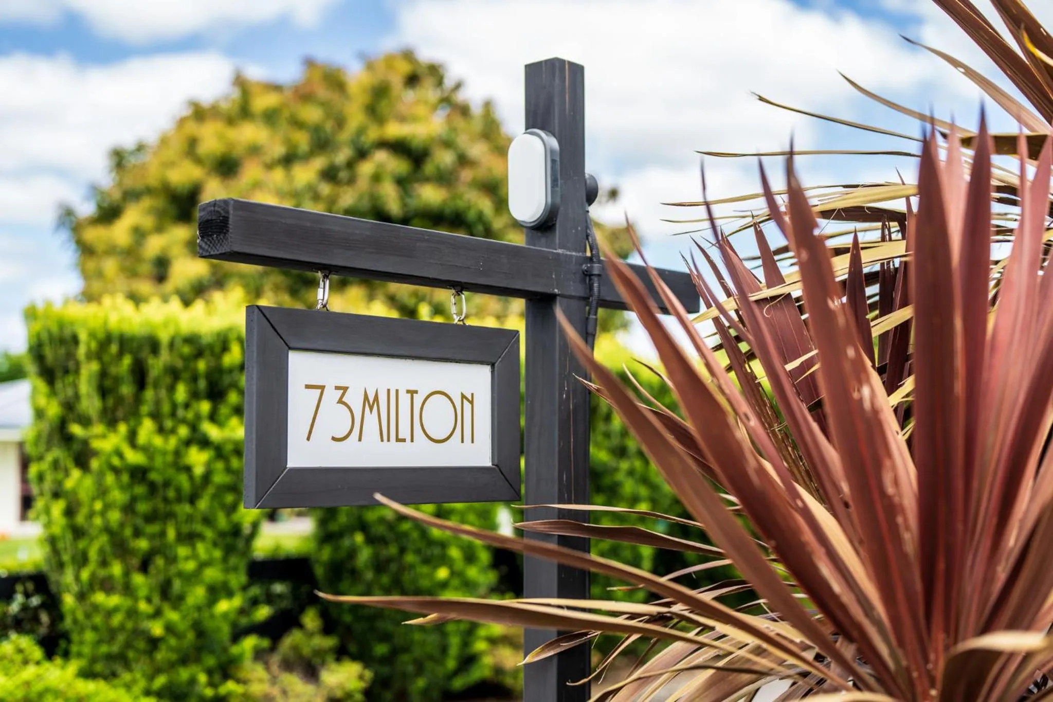 Logo/Certificate/Sign in 73 Milton Accommodation