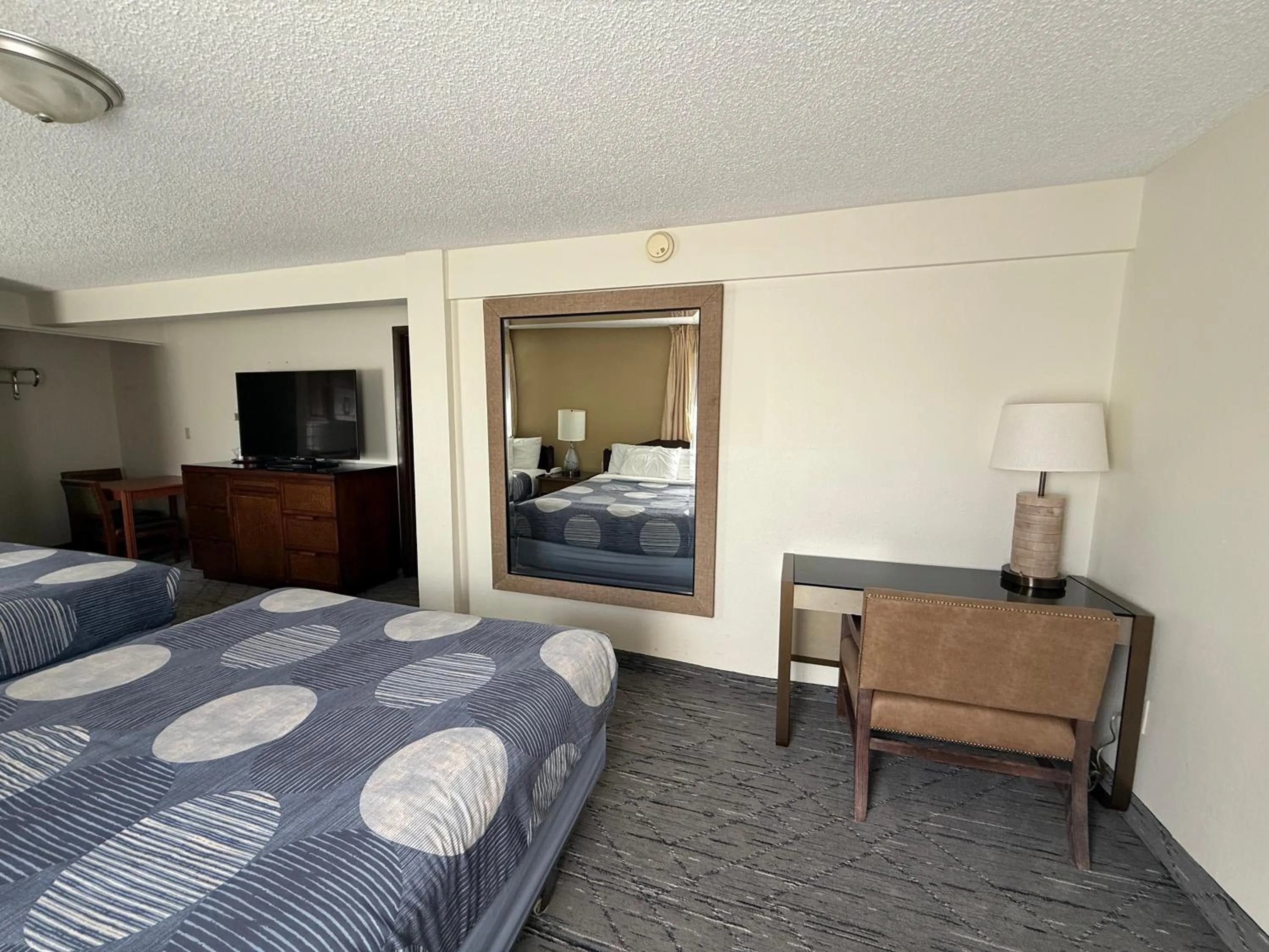 Bed in Snowshoe Motel