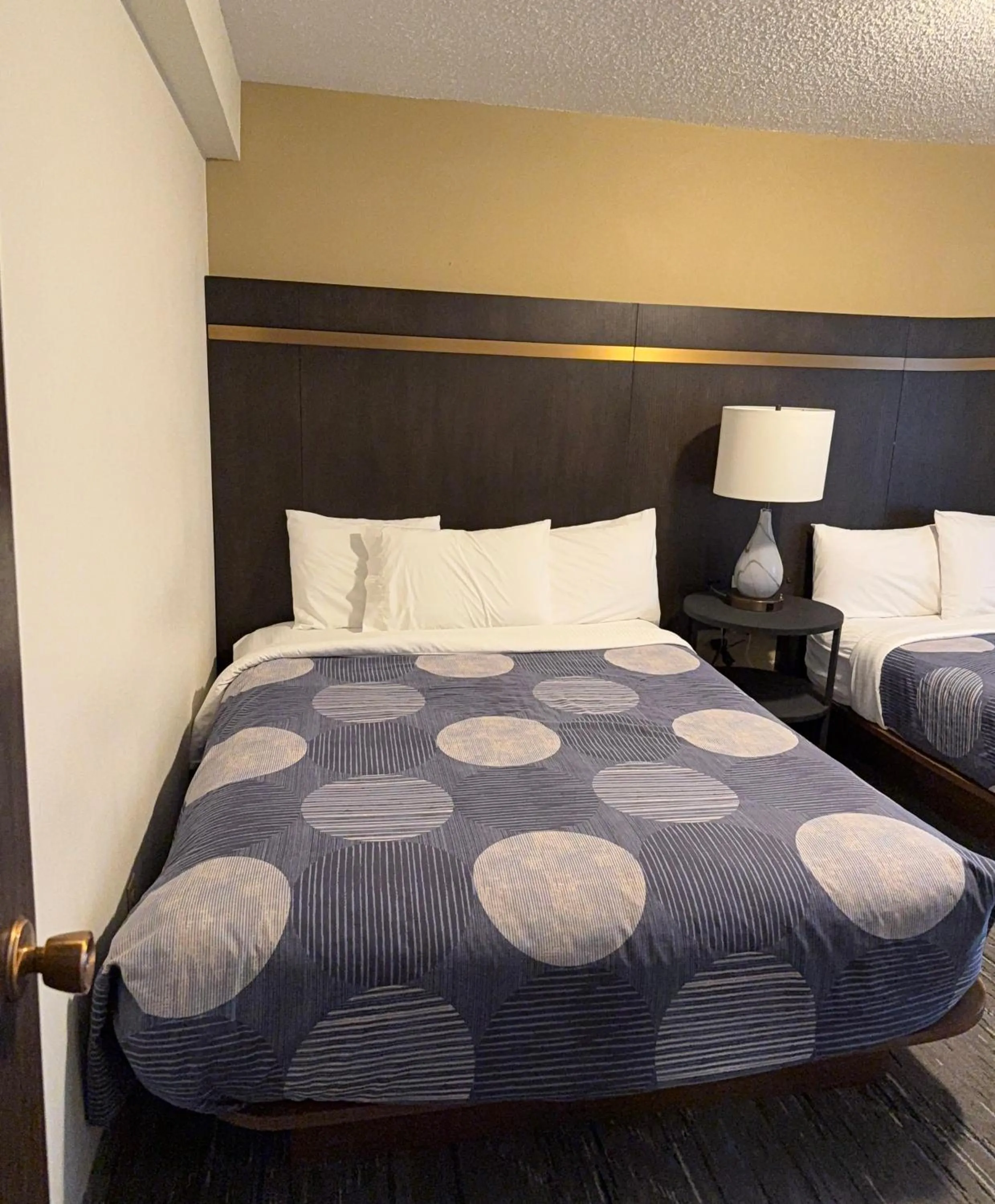 Bed in Snowshoe Motel