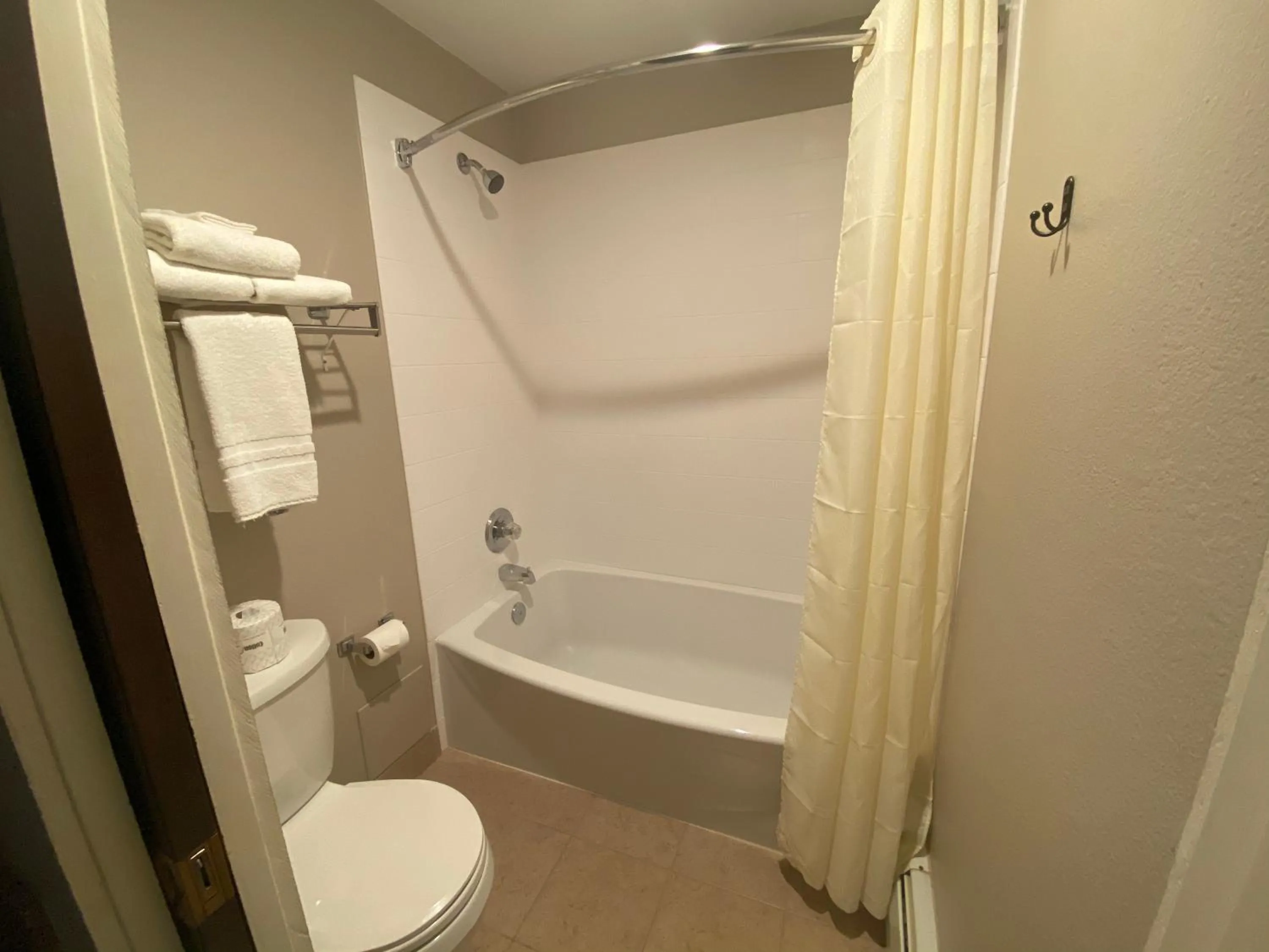 Bathroom in Snowshoe Motel