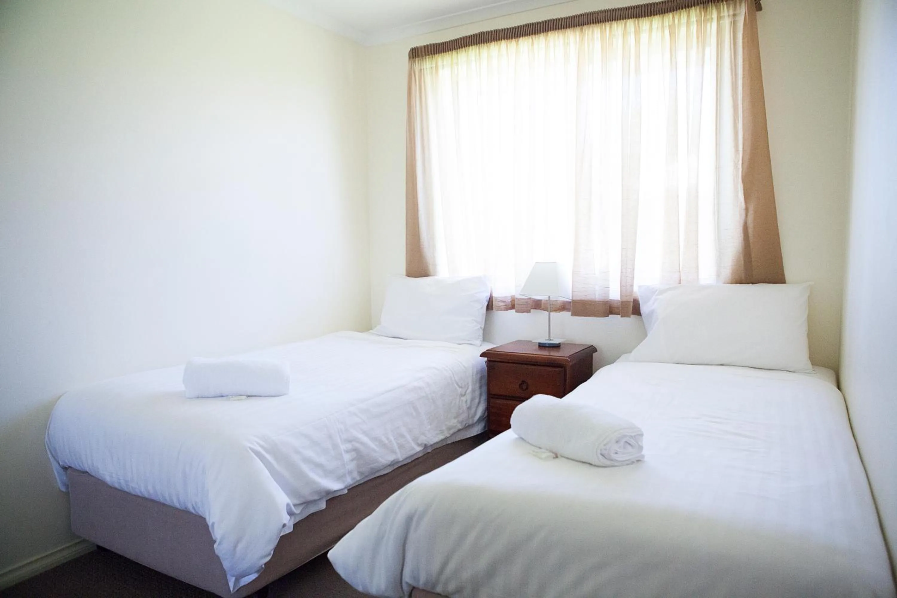 Bed in Echuca Moama Holiday Villas