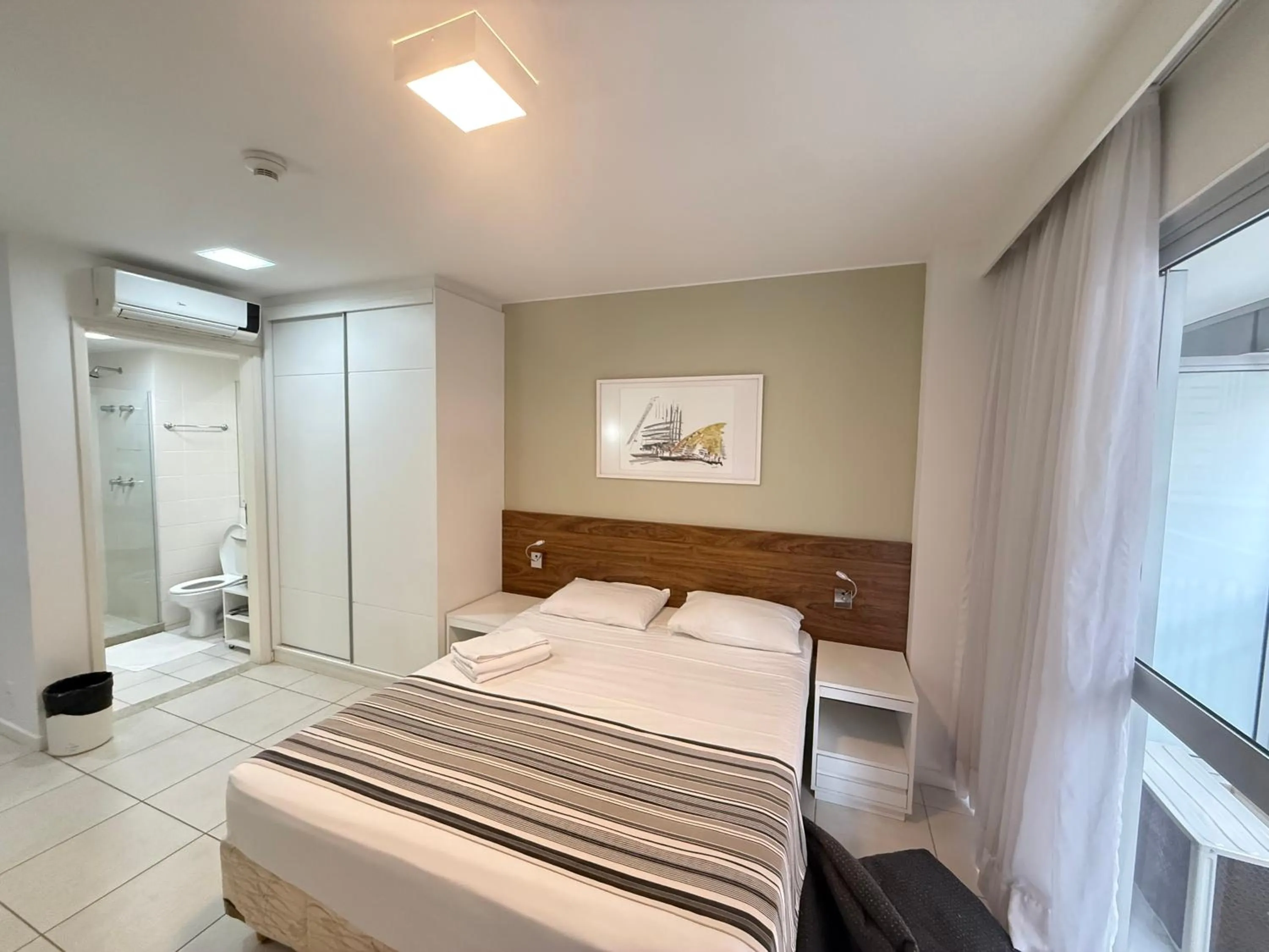 Bedroom, Bed in Fusion Hotel - Flat Particular