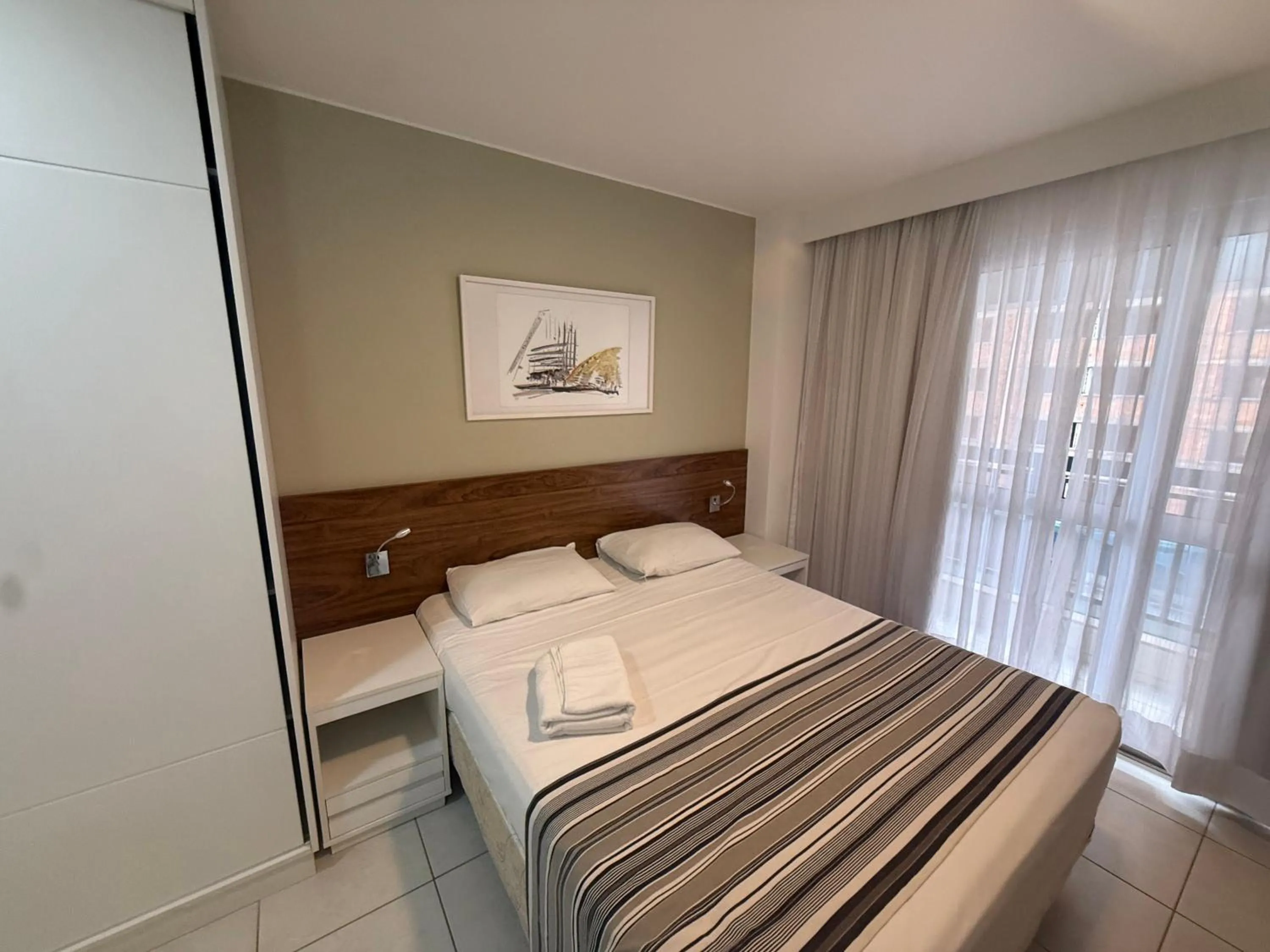 Bedroom, Bed in Fusion Hotel - Flat Particular
