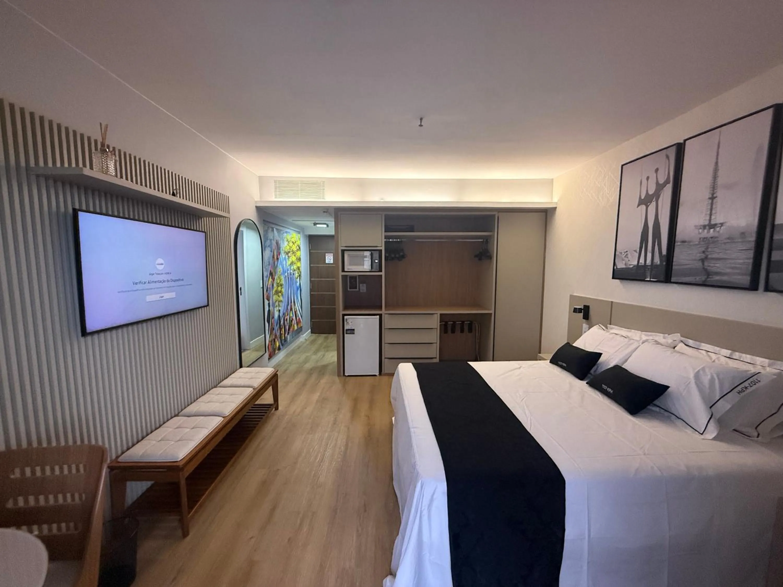 Bedroom, Bed in Kubitschek Plaza Hotel - flat particular