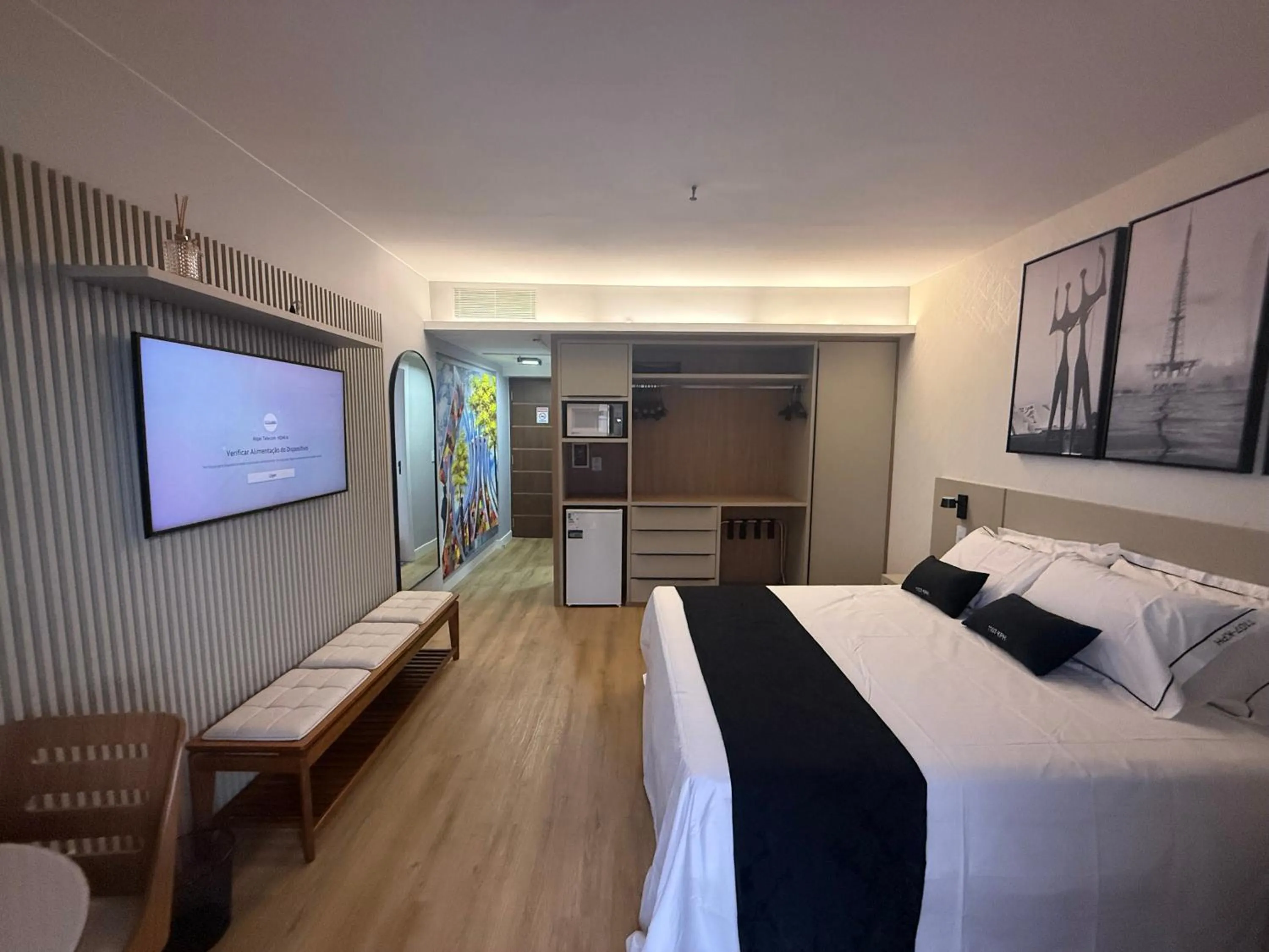 Bedroom, Bed in Kubitschek Plaza Hotel - flat particular