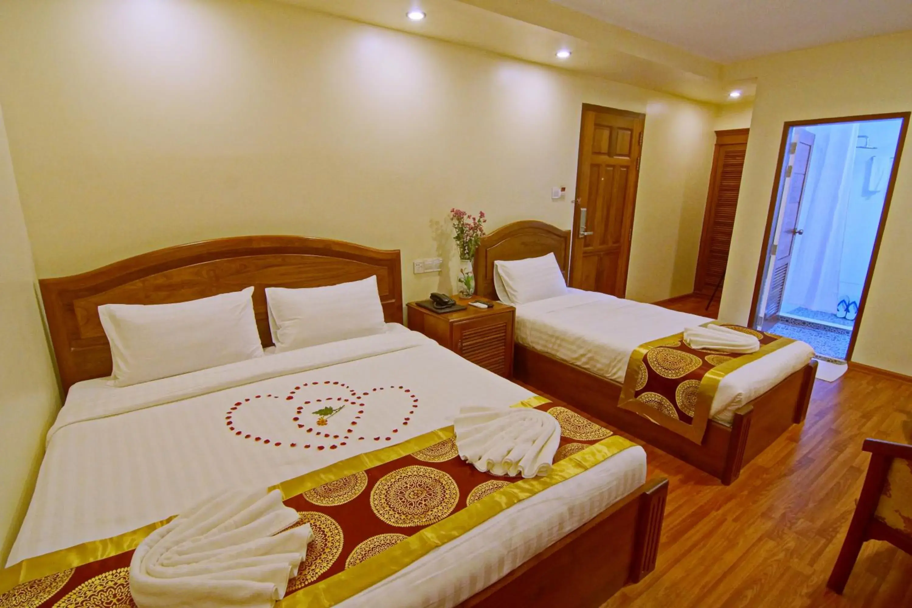 Bed in Royal Pearl Hotel Bed in Royal Pearl Hotel