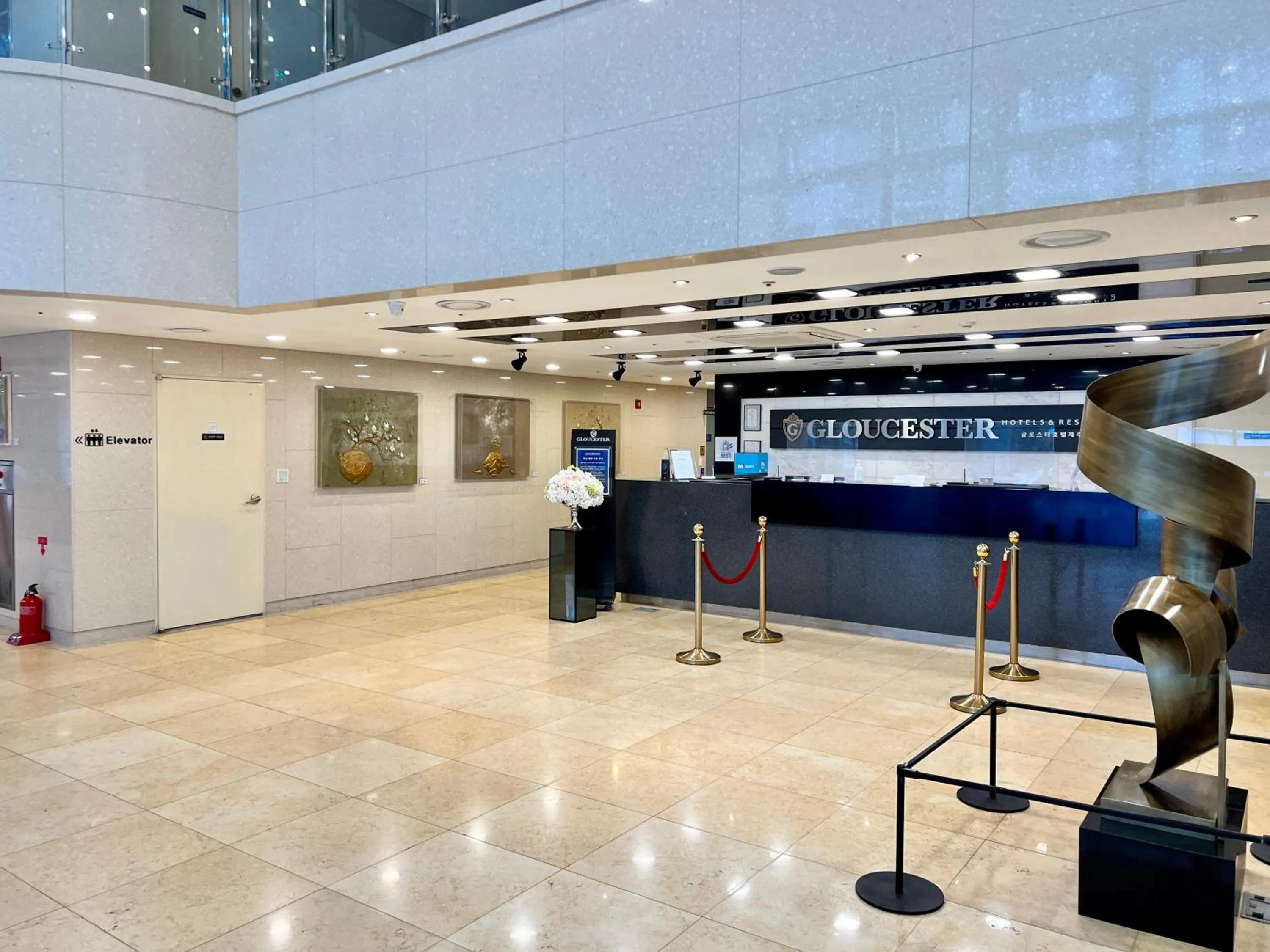 Lobby or reception in J-Grand Hotel