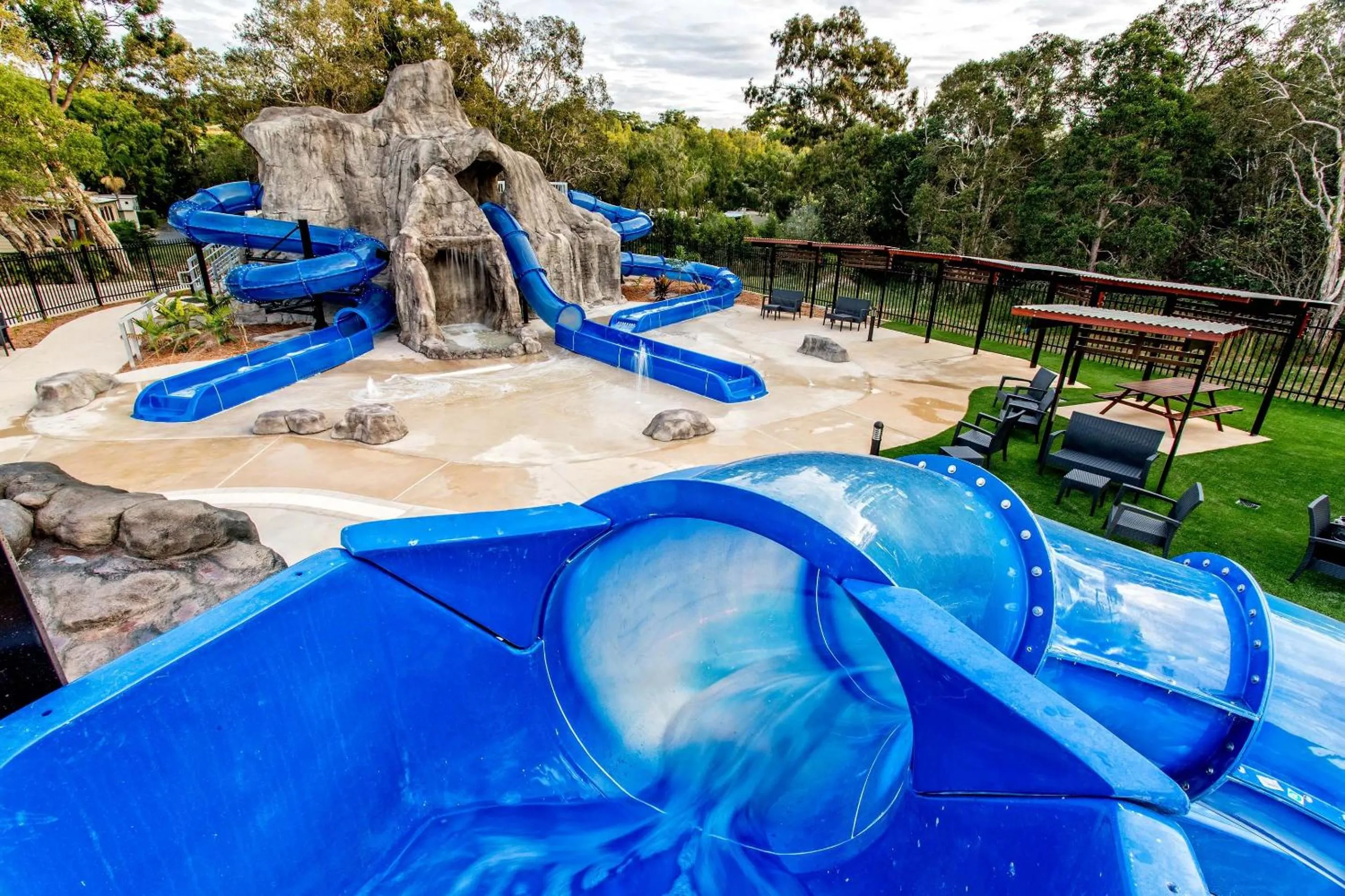 Aqua park in BIG4 Tweed Billabong Holiday Park