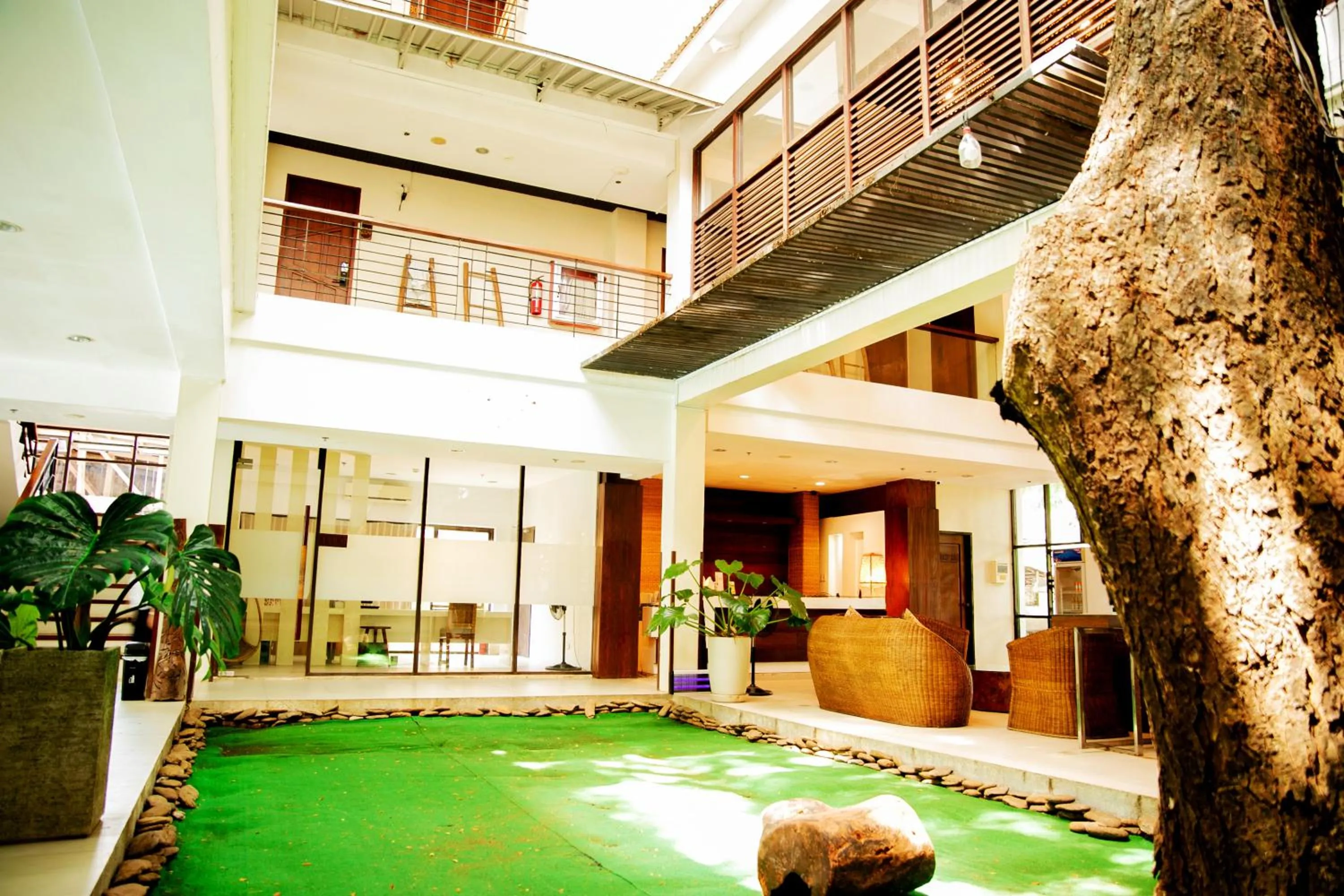 Lobby or reception in Marianne Hotel