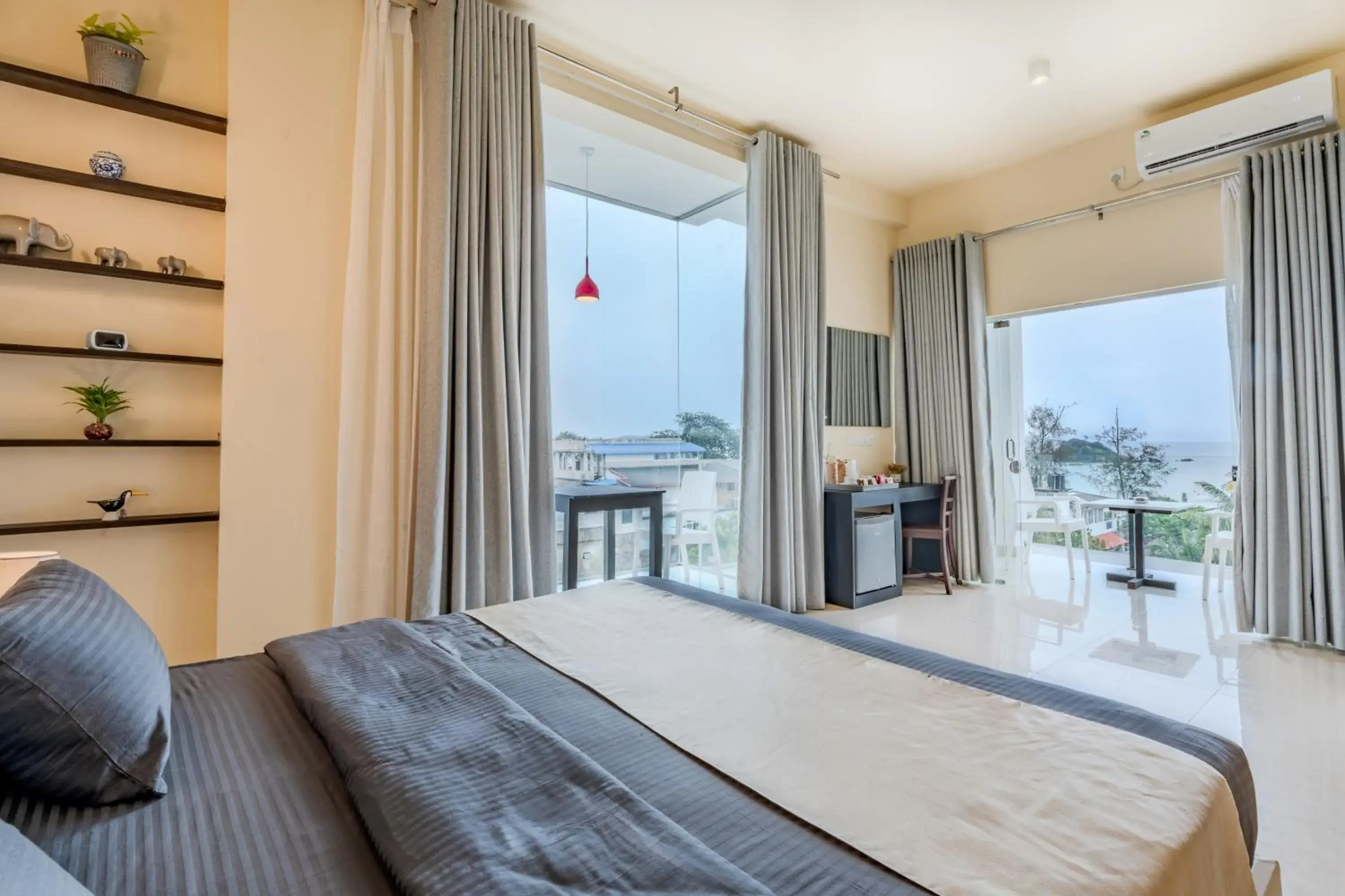 Bedroom, Bed in Mzion Hotel Weligama Bedroom, Bed in Mzion Hotel Weligama