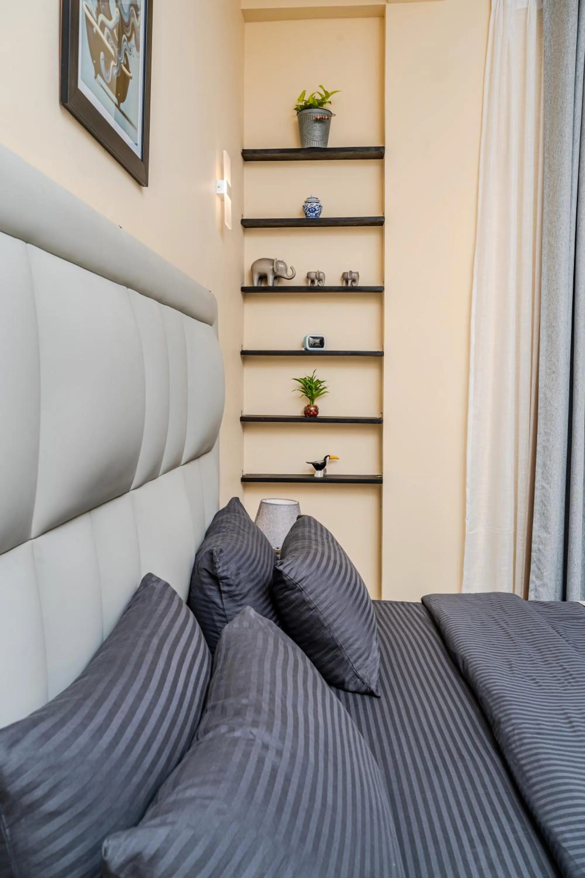 Bedroom, Bed in Mzion Hotel Weligama