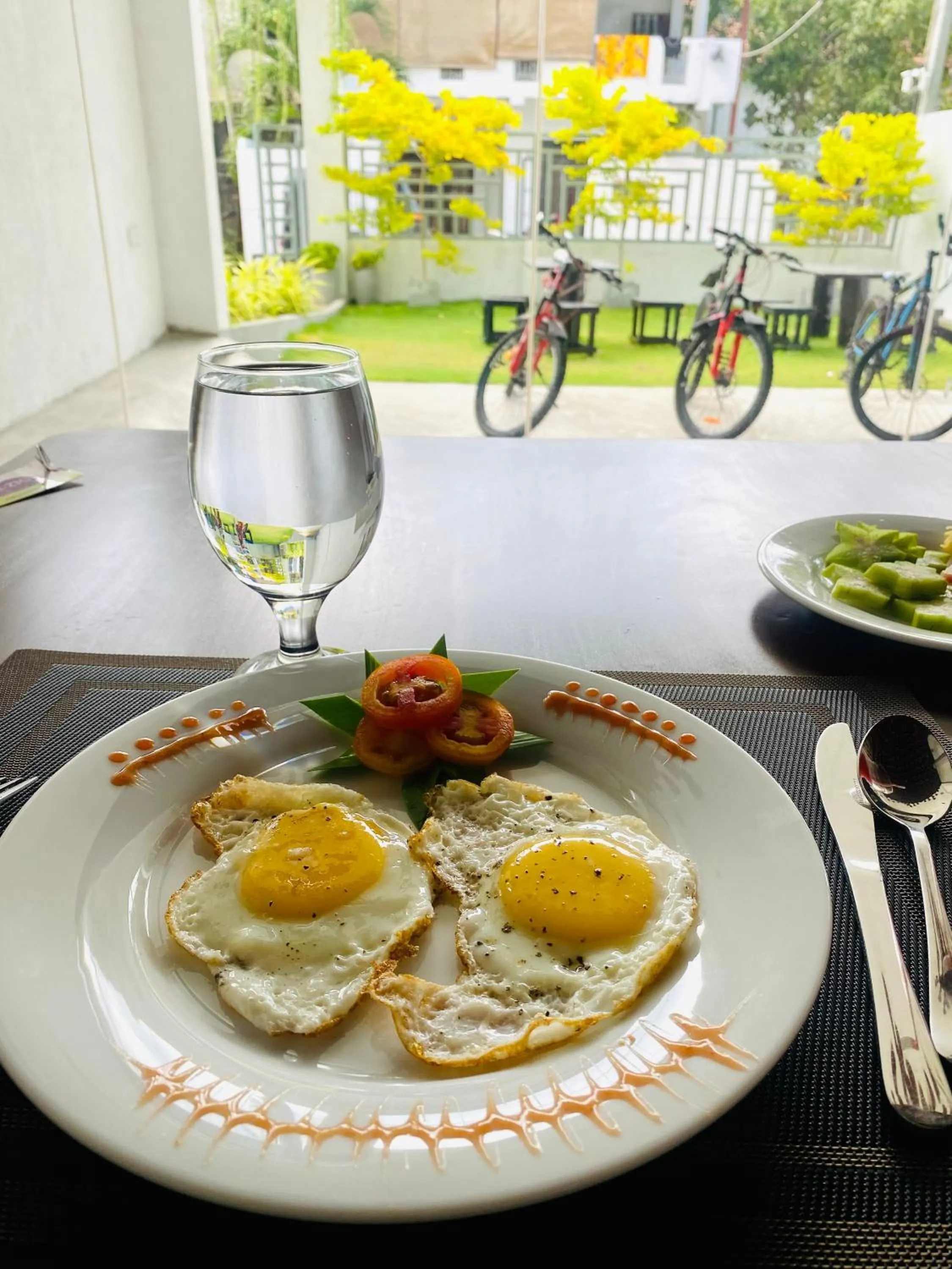 Breakfast in Mzion Hotel Weligama
