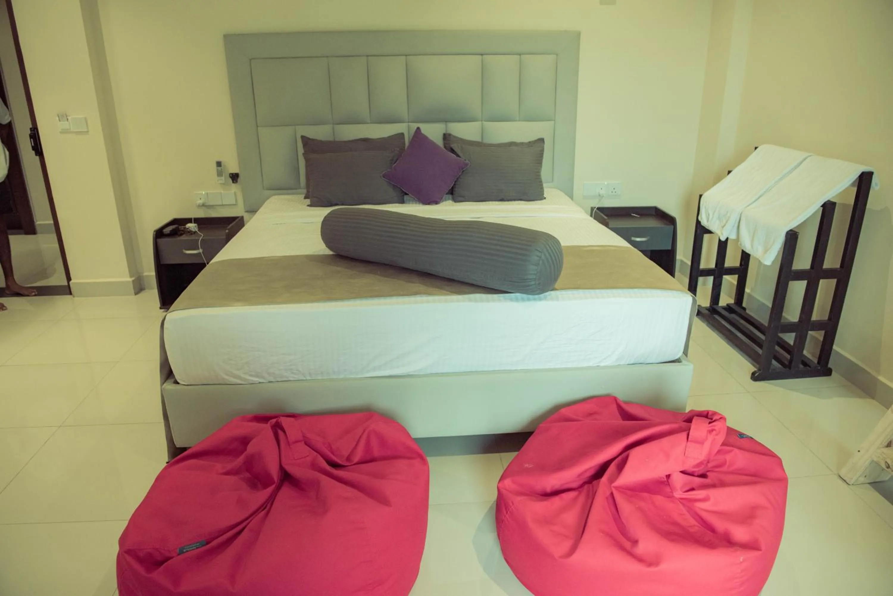 Bedroom, Bed in Mzion Hotel Weligama