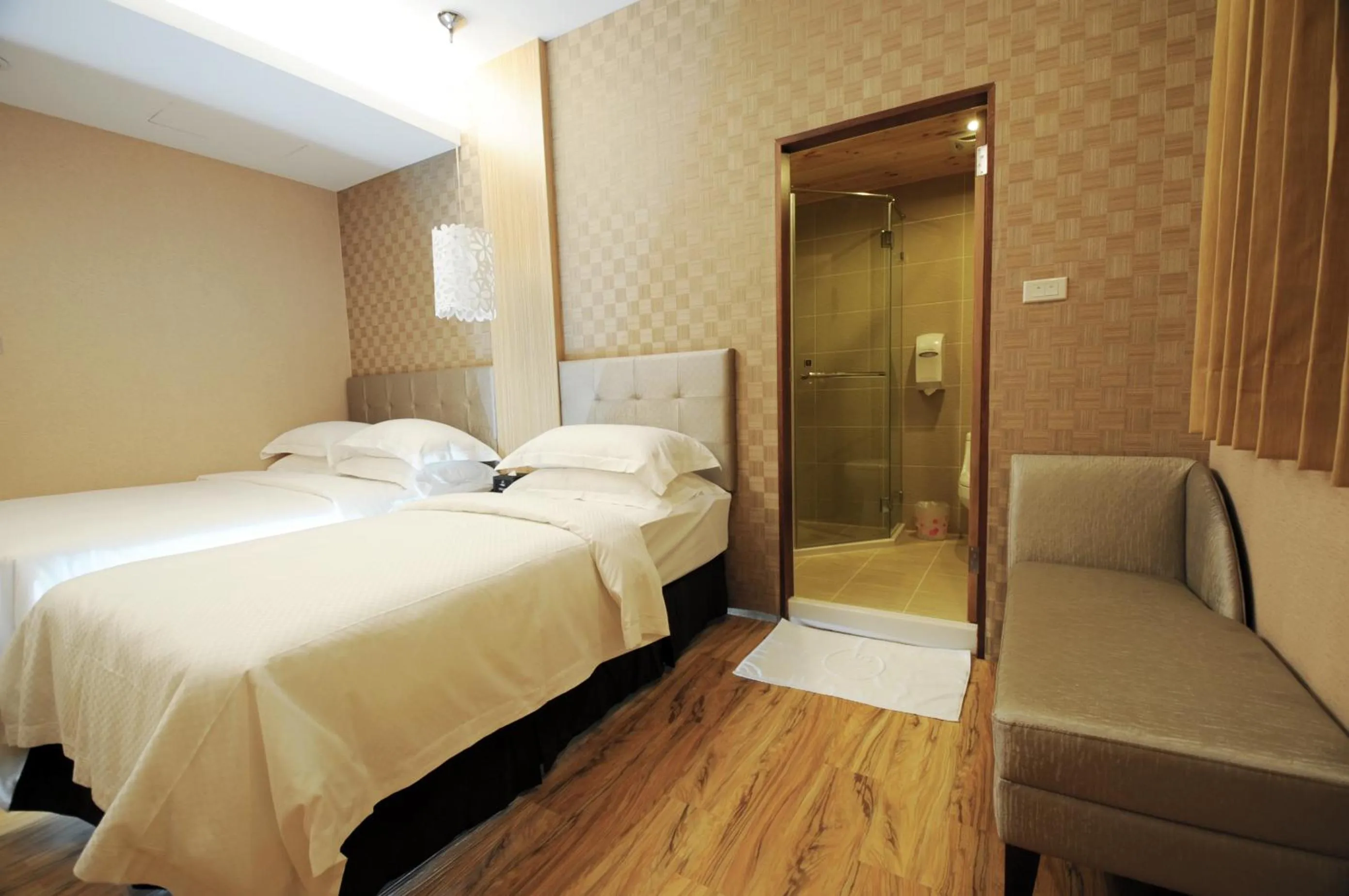 Bedroom, Bed in The Riverside Hotel Hengchun