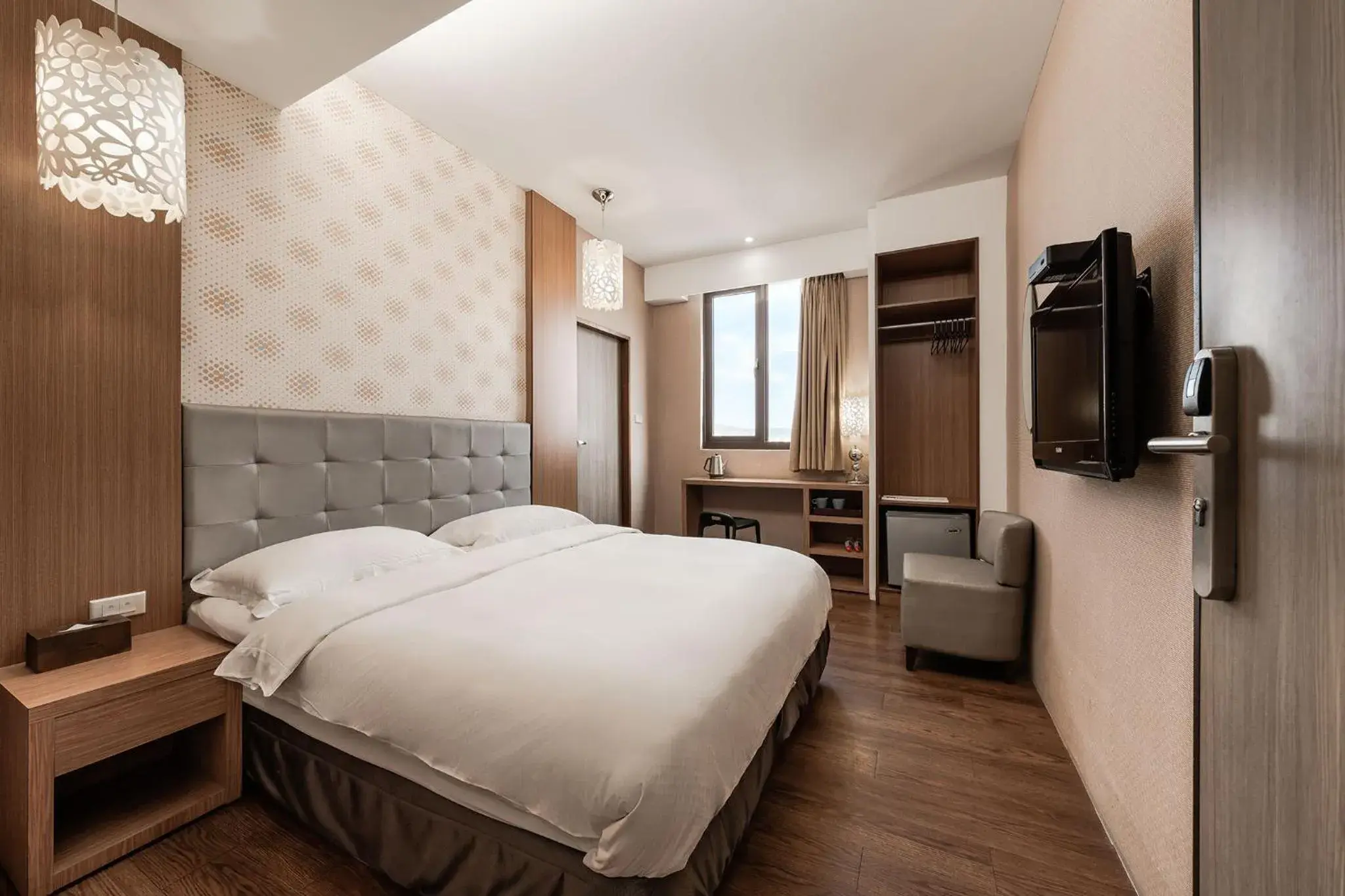 Bed in The Riverside Hotel Hengchun Bed in The Riverside Hotel Hengchun