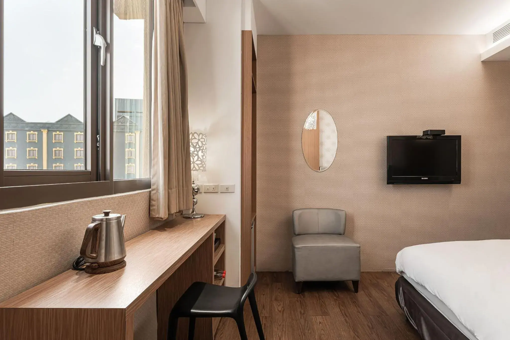 Bed in The Riverside Hotel Hengchun Bed in The Riverside Hotel Hengchun