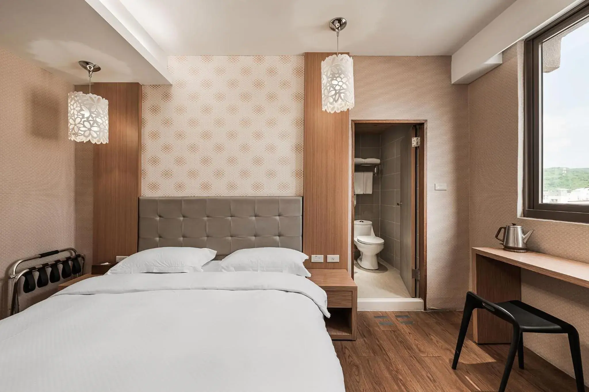 Bed in The Riverside Hotel Hengchun Bed in The Riverside Hotel Hengchun