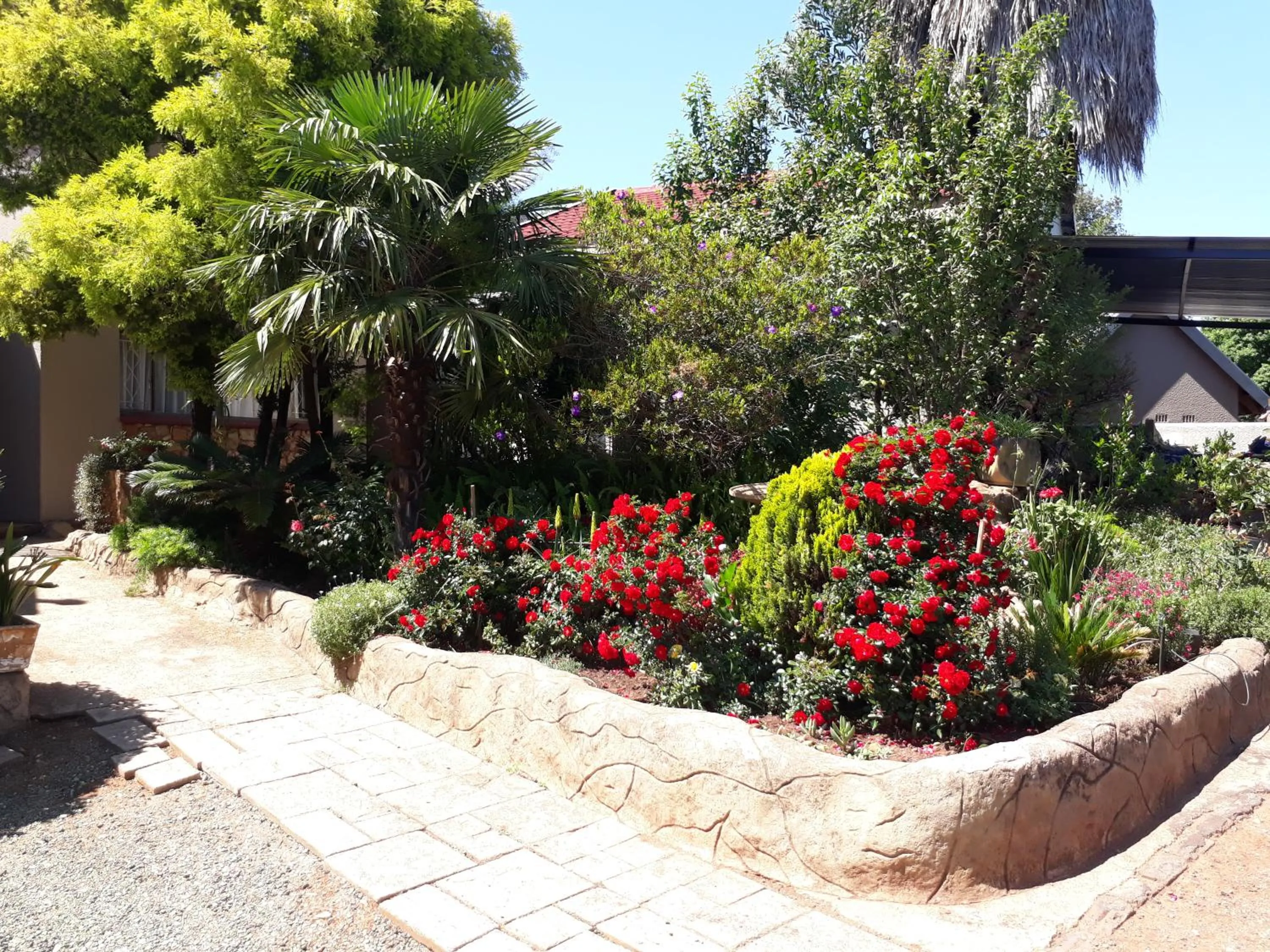 Garden in Aviators Retreat B&B