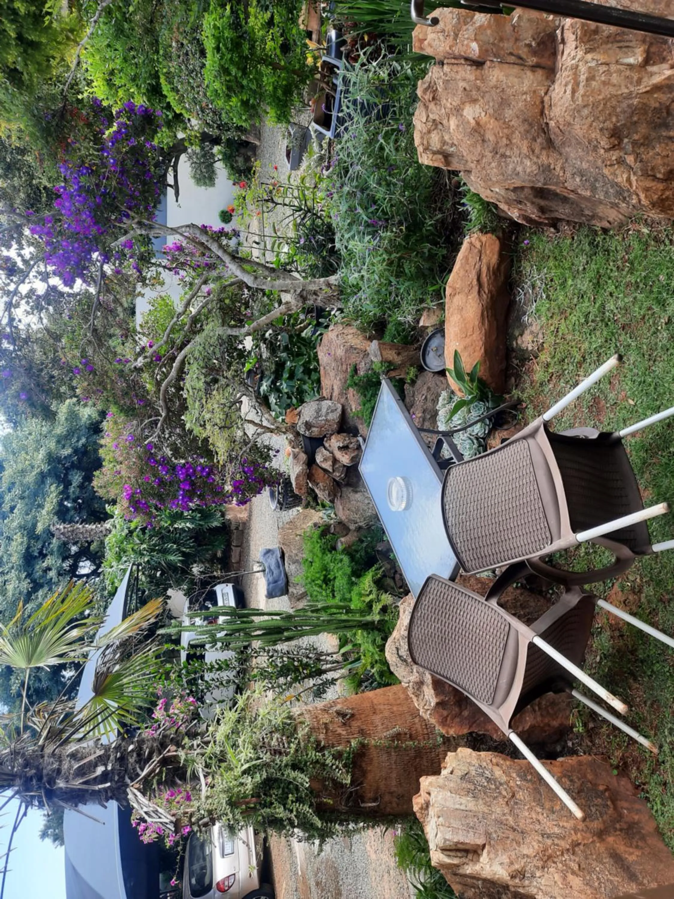 Garden in Aviators Retreat B&B