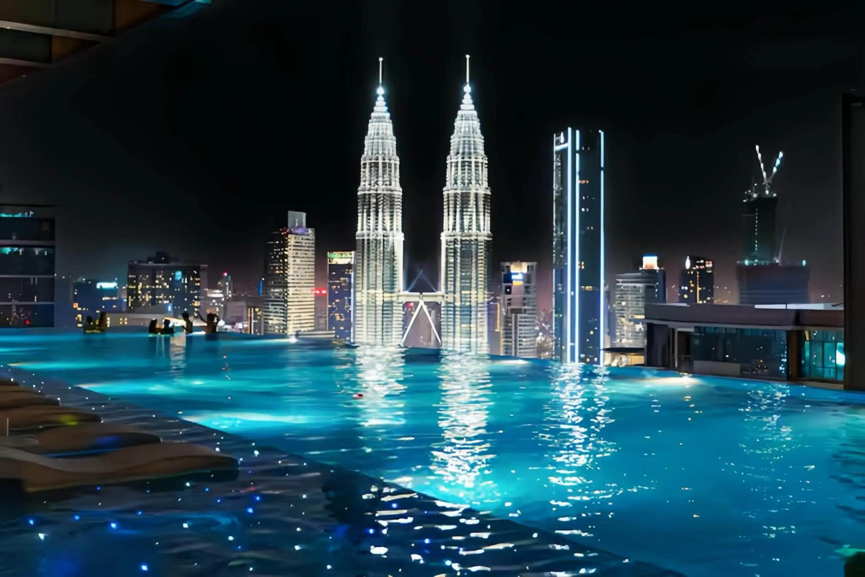 Pool view in Eaton Suites KLCC Kuala Lumpur Pool view in Eaton Suites KLCC Kuala Lumpur