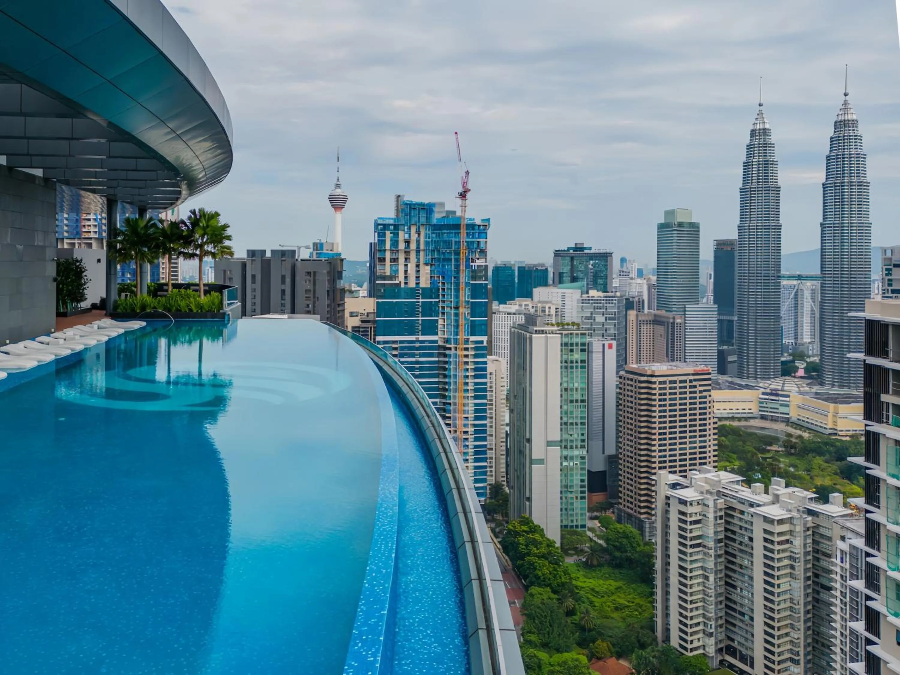 Pool view in Eaton Suites KLCC Kuala Lumpur
