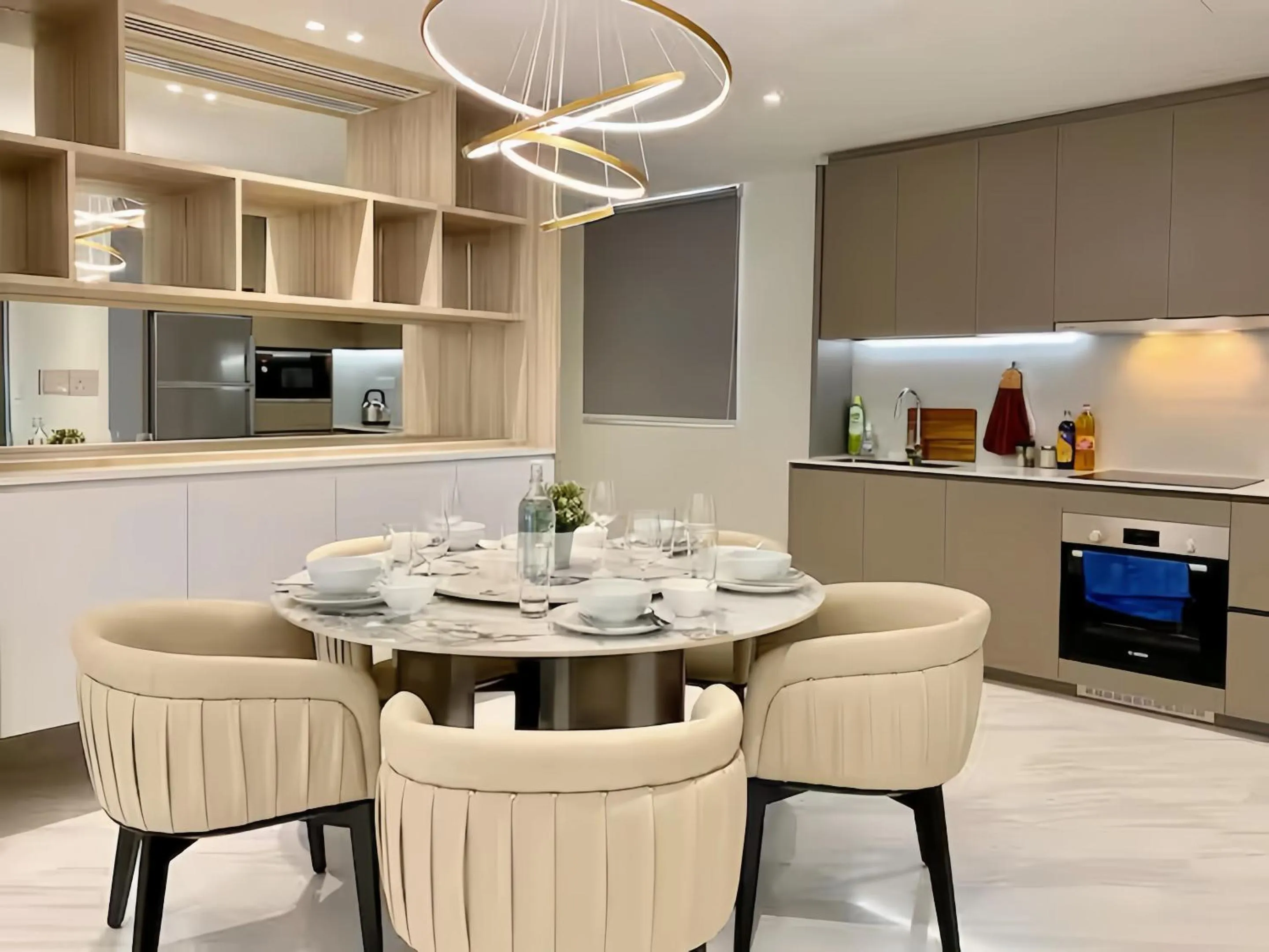 Kitchen or kitchenette in Eaton Suites KLCC Kuala Lumpur