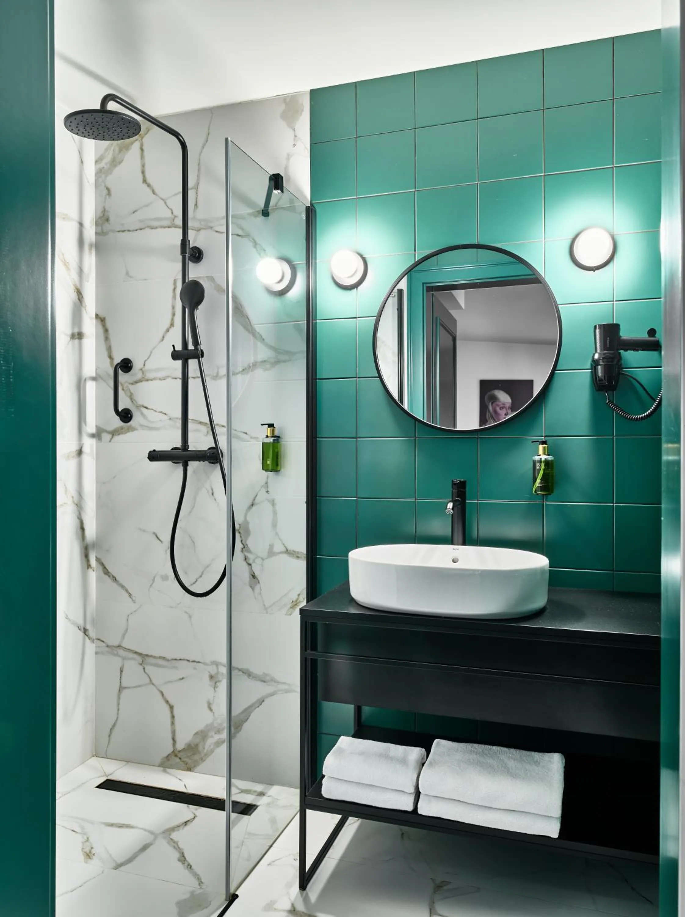 Bathroom in Hotel Pietryna