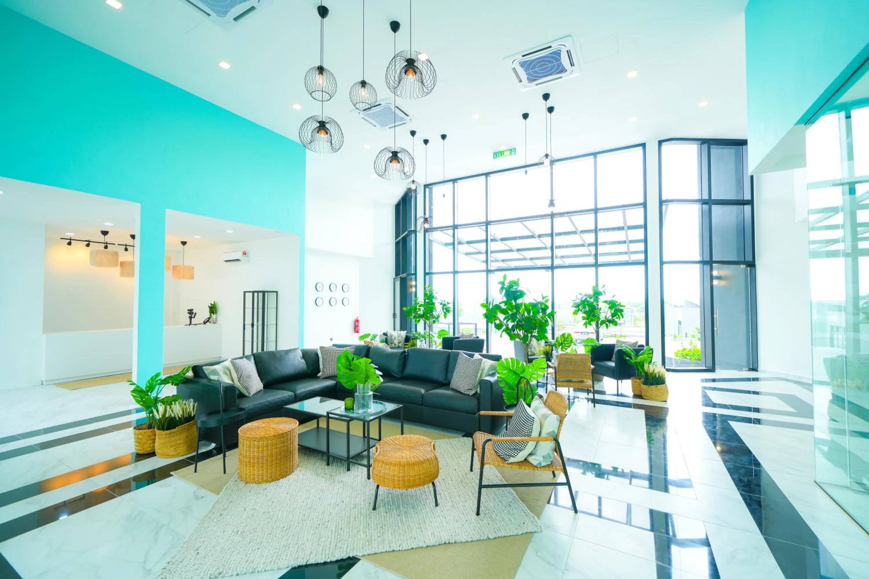 Communal lounge/ TV room in Hangouts Urban+Eco Langkawi