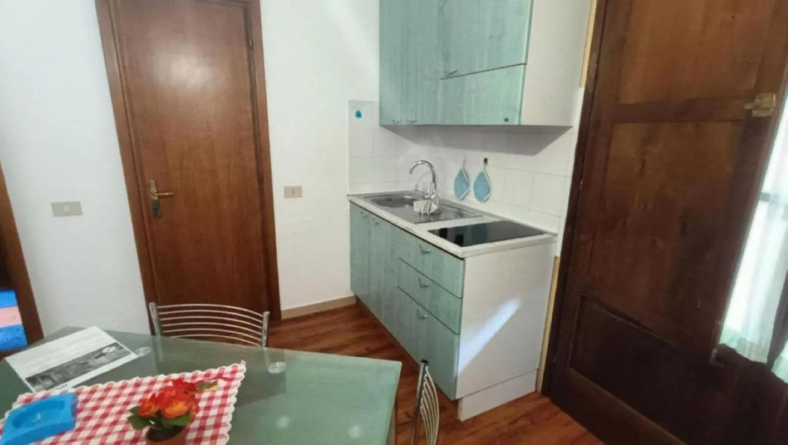 Kitchen or kitchenette in Residence with swimming-pool in Guardistallo surrounded by Nature