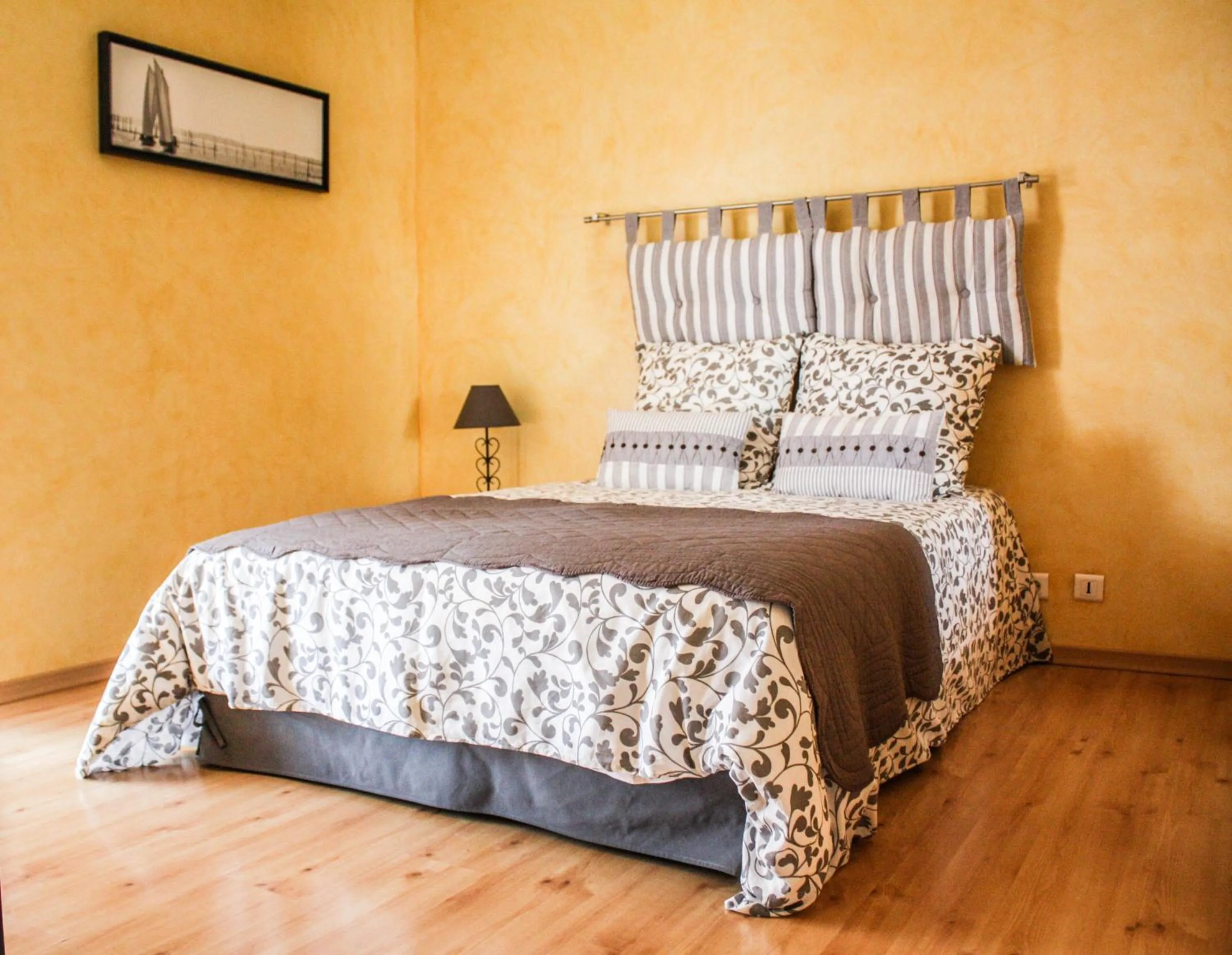 Bedroom, Bed in Villa Romuald